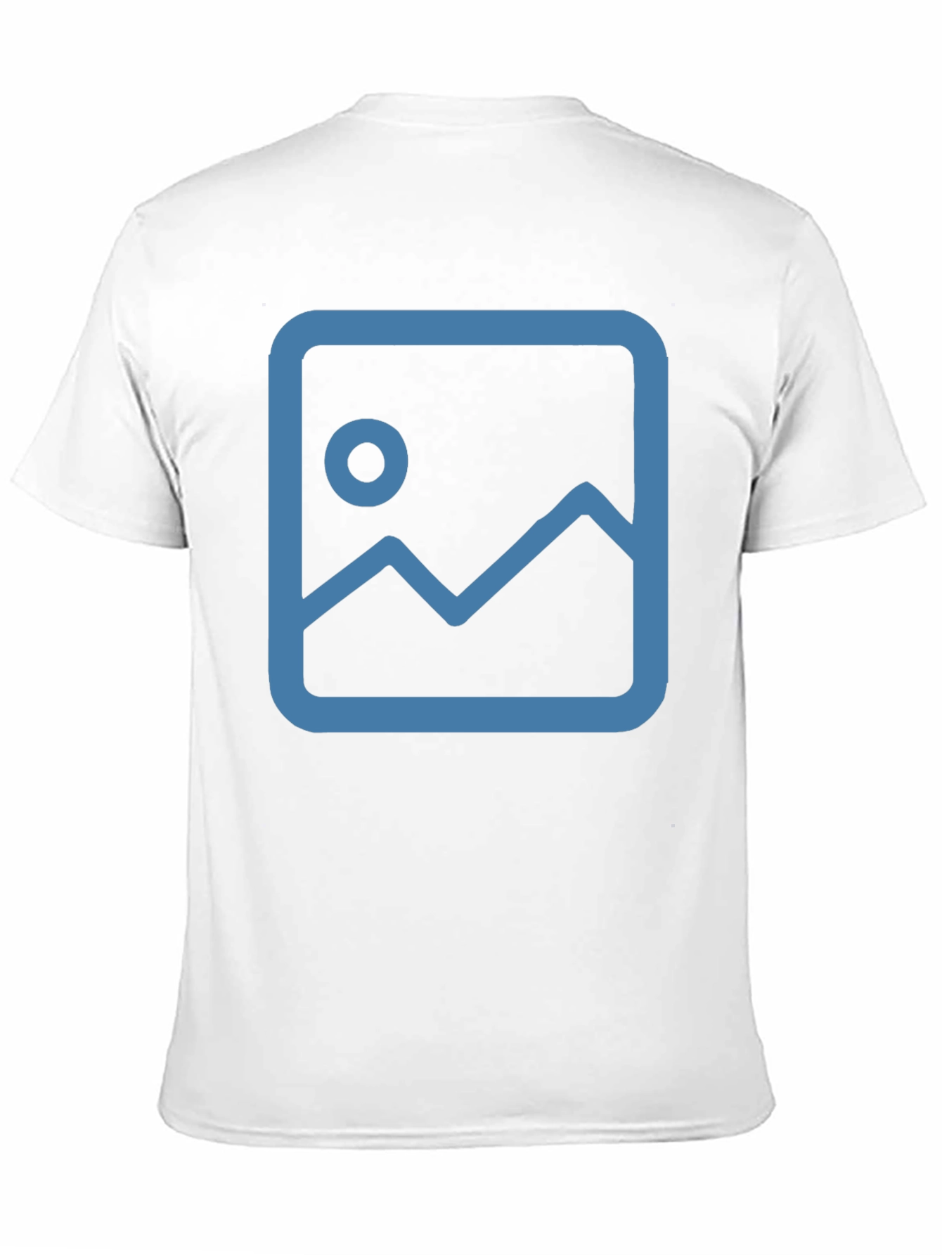 Black T-Shirt with Placeholder Graphic