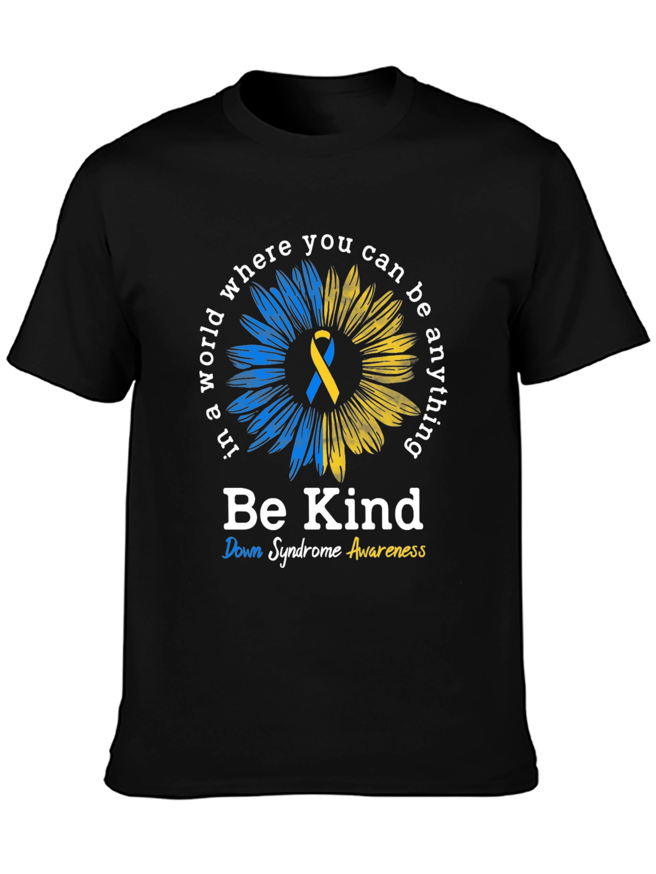 Be Kind Down Syndrome Awareness T-Shirt