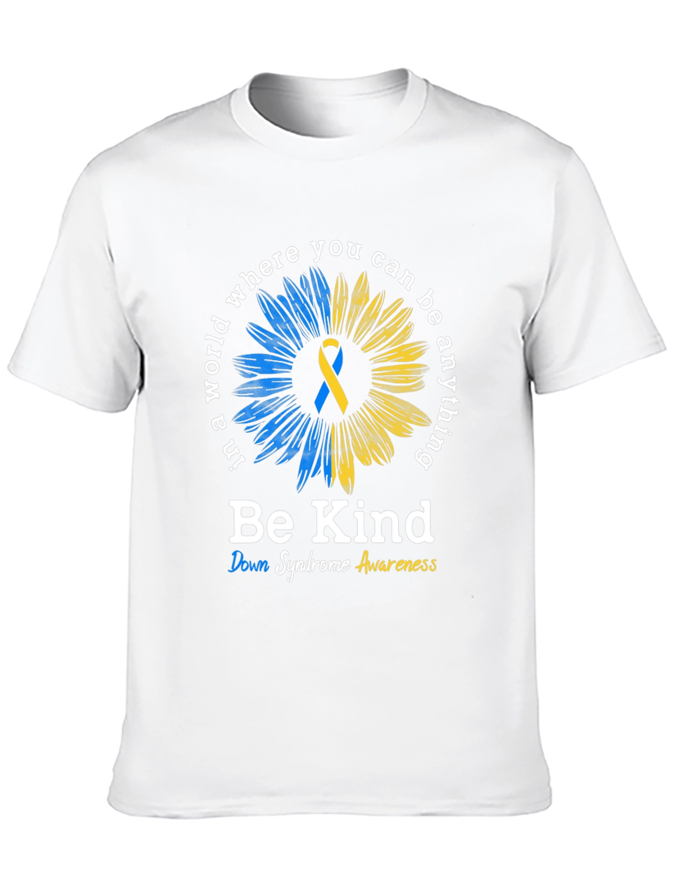 Be Kind Down Syndrome Awareness T-Shirt