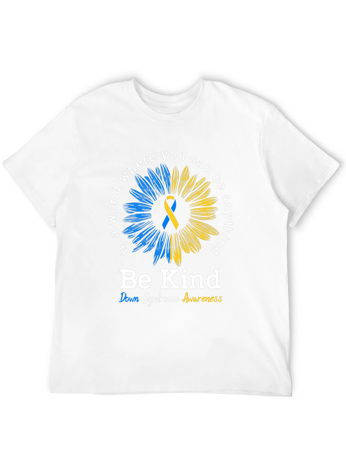 Be Kind Down Syndrome Awareness T-Shirt