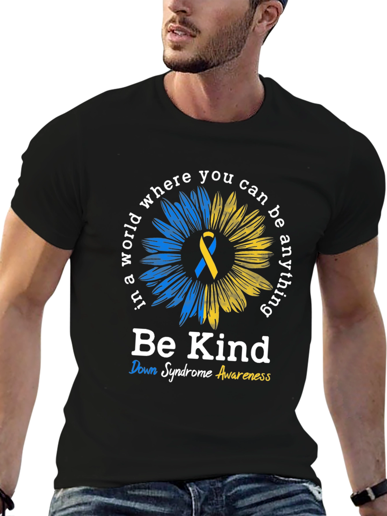Be Kind Down Syndrome Awareness T-Shirt