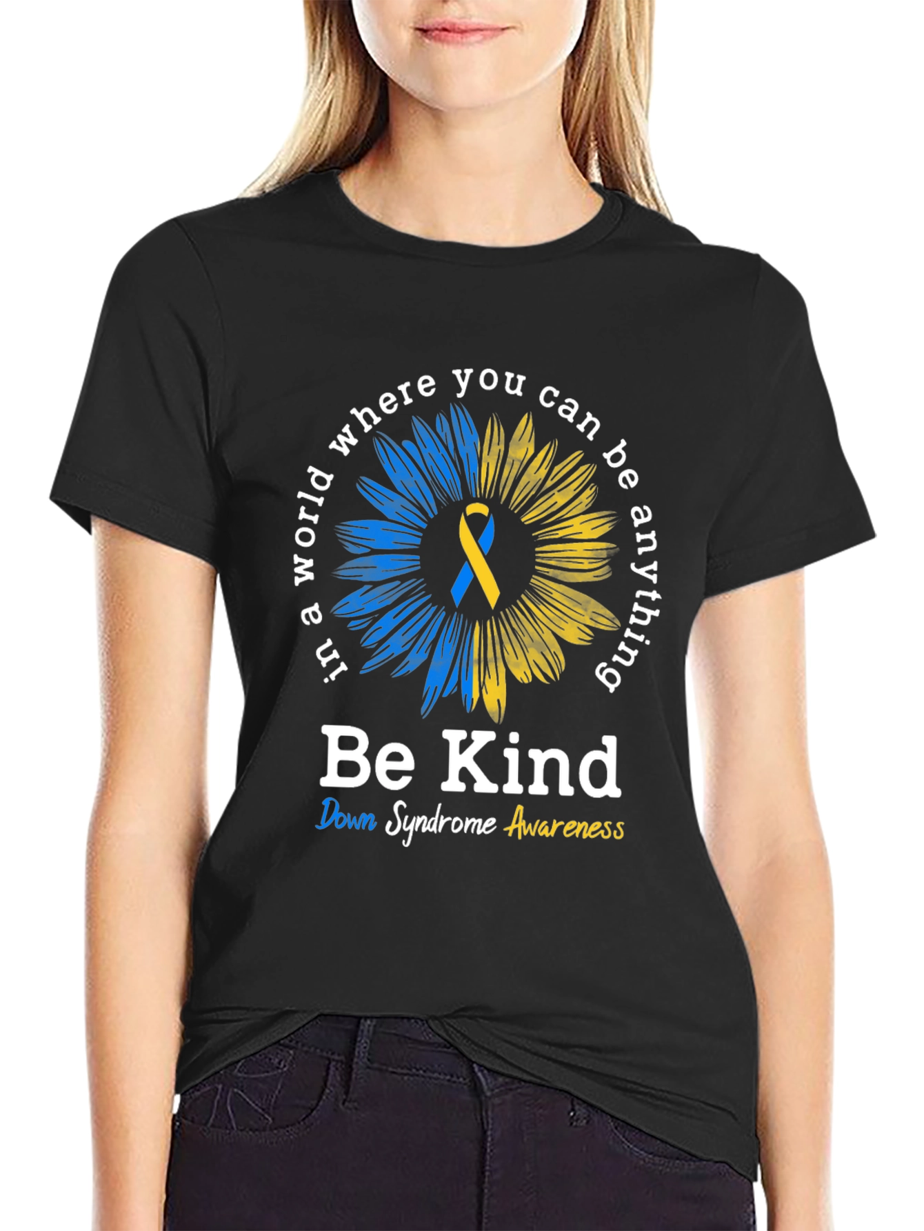 Be Kind Down Syndrome Awareness T-Shirt
