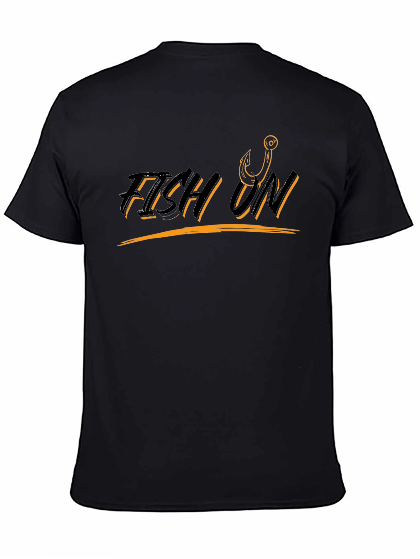 Fish On T-Shirt - Fishing Hook Design