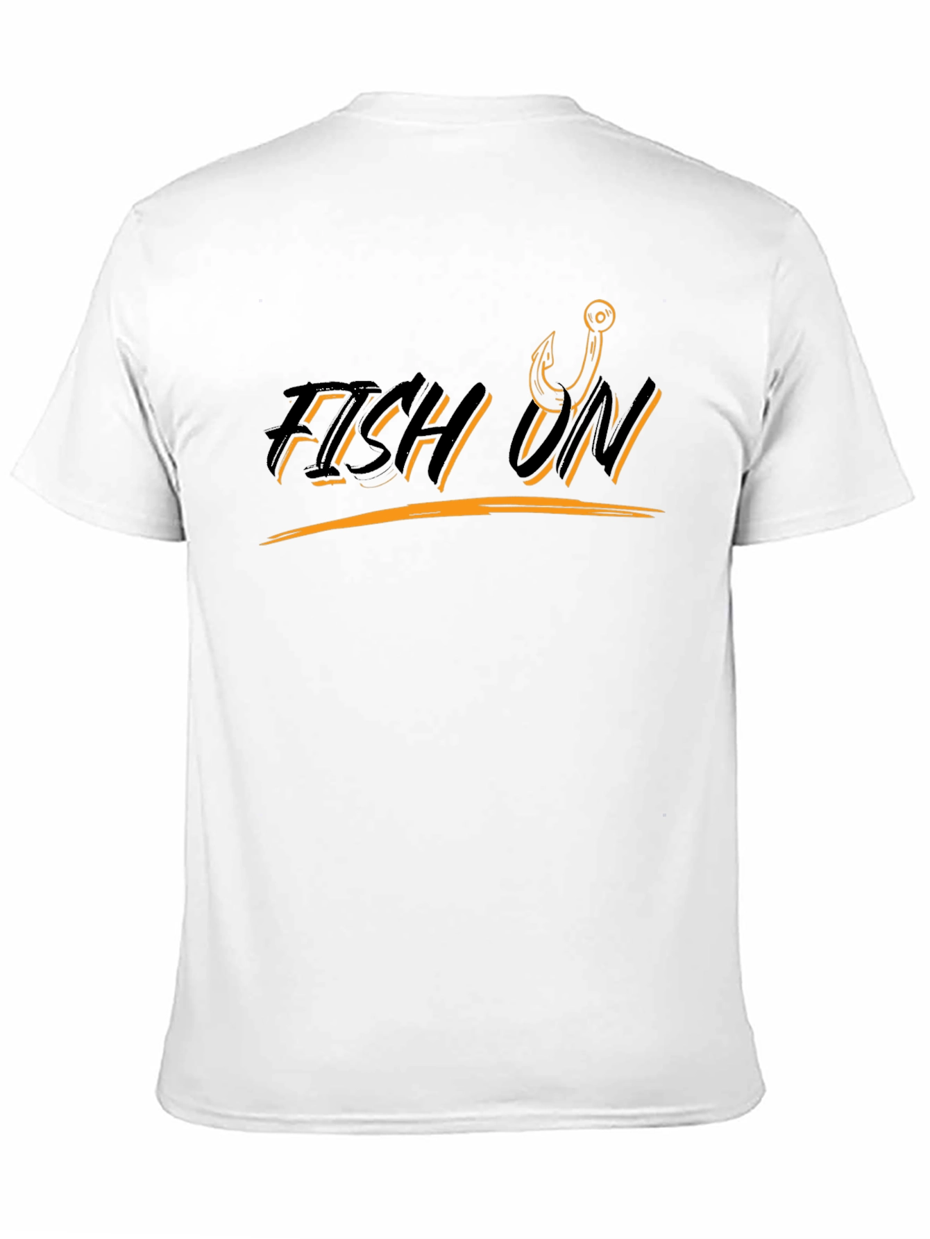 Fish On T-Shirt - Fishing Hook Design