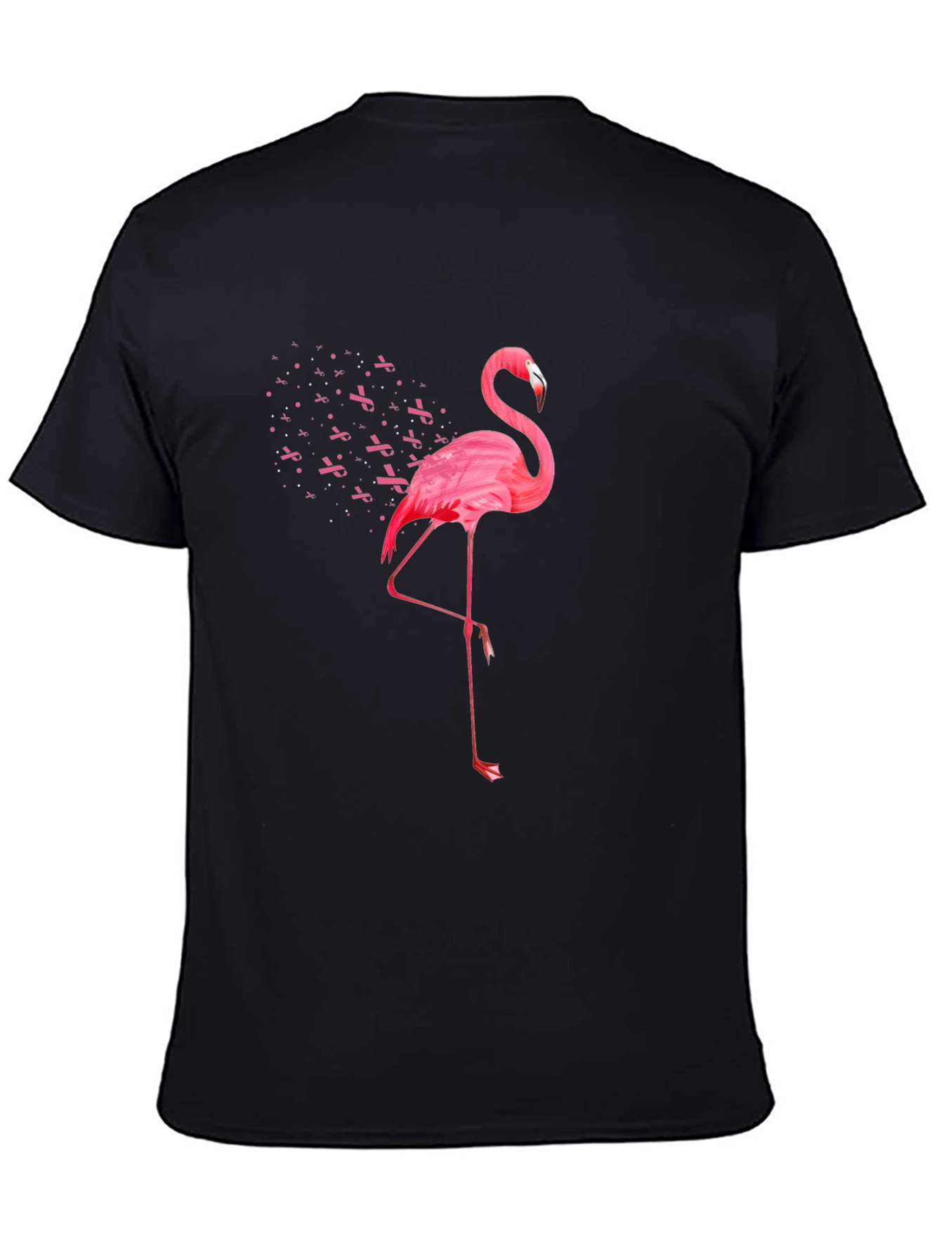 Pink Flamingo Breast Cancer Awareness T-Shirt