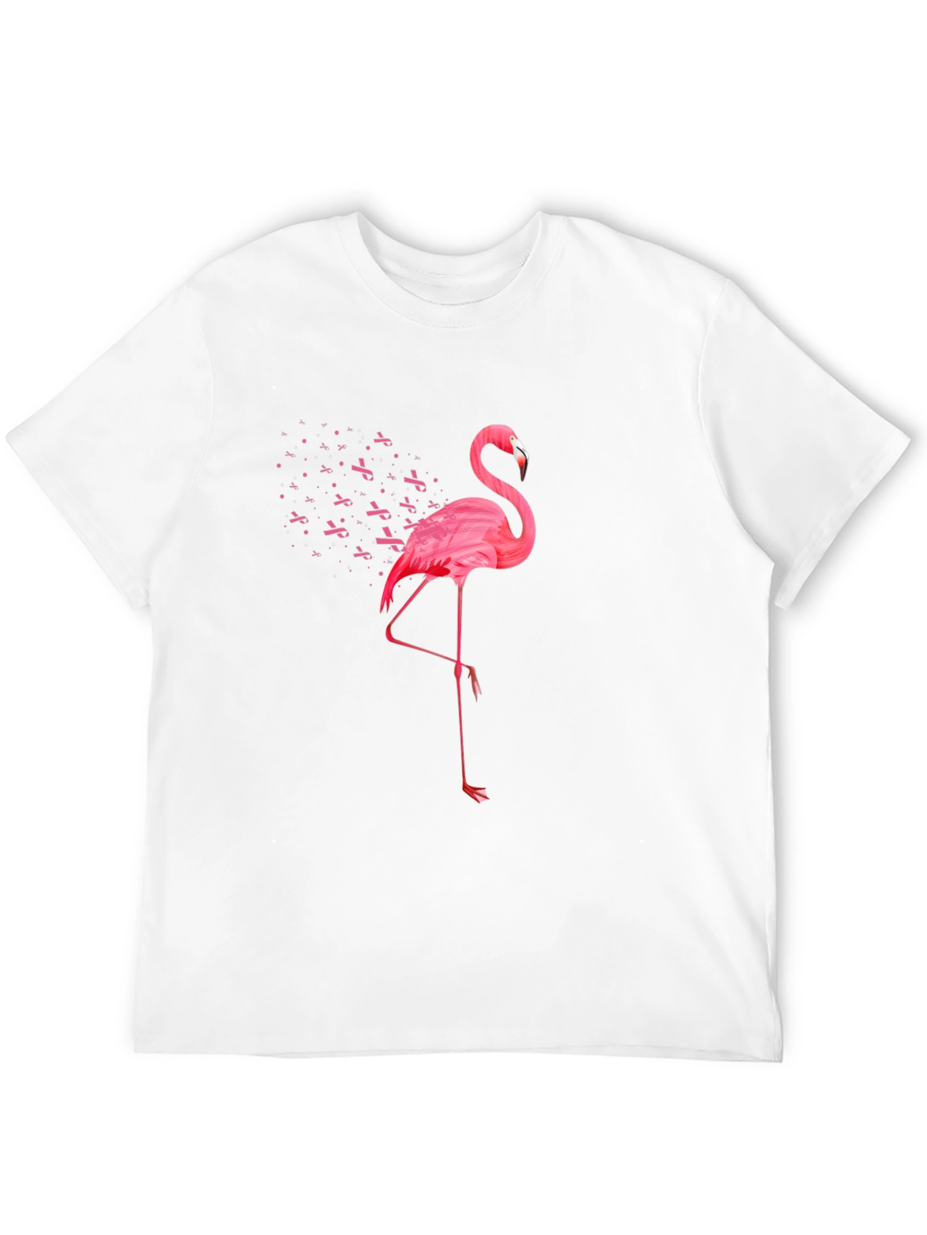 Pink Flamingo Breast Cancer Awareness T-Shirt