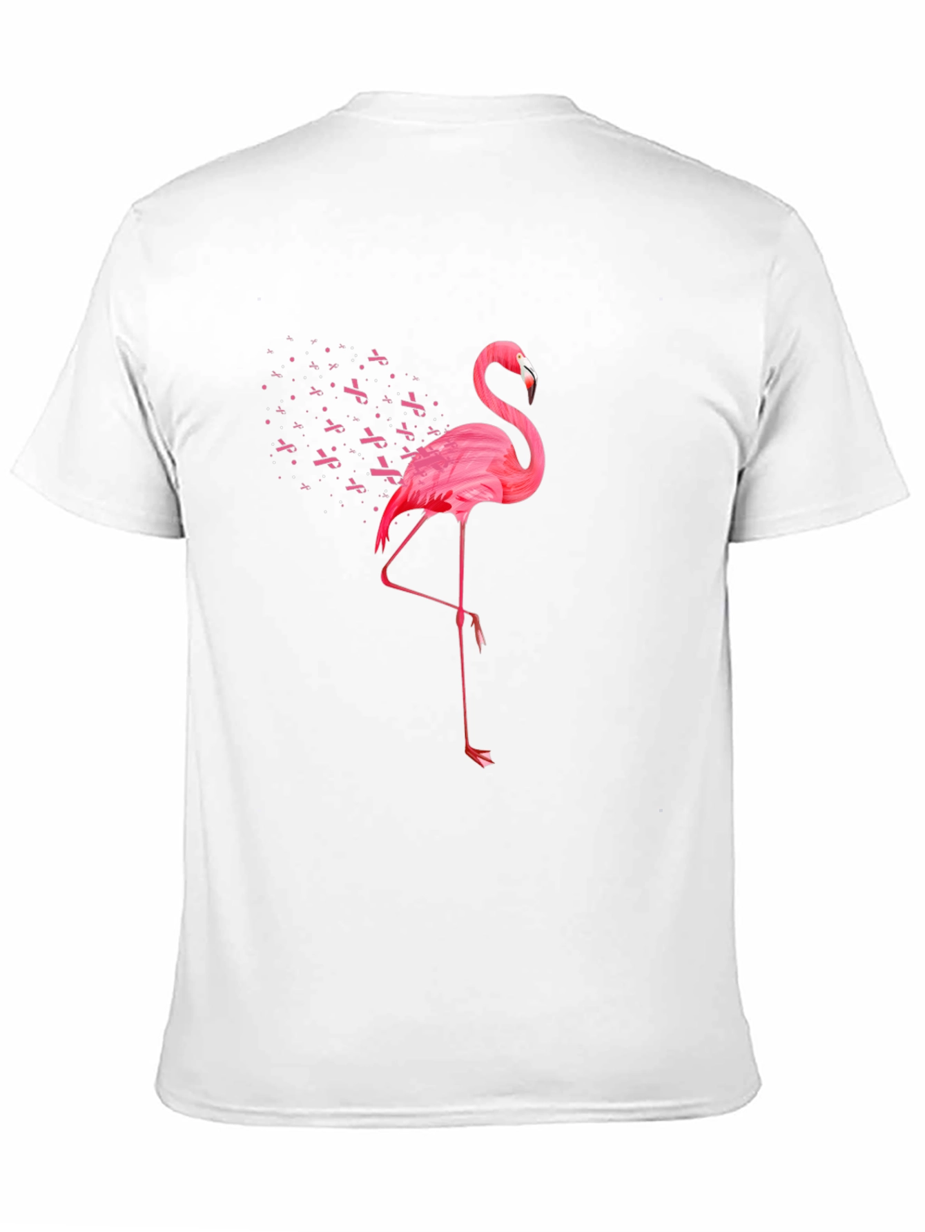 Pink Flamingo Breast Cancer Awareness T-Shirt