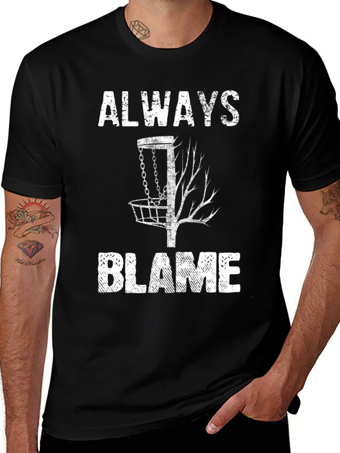Always Blame the Tree Disc Golf Tee