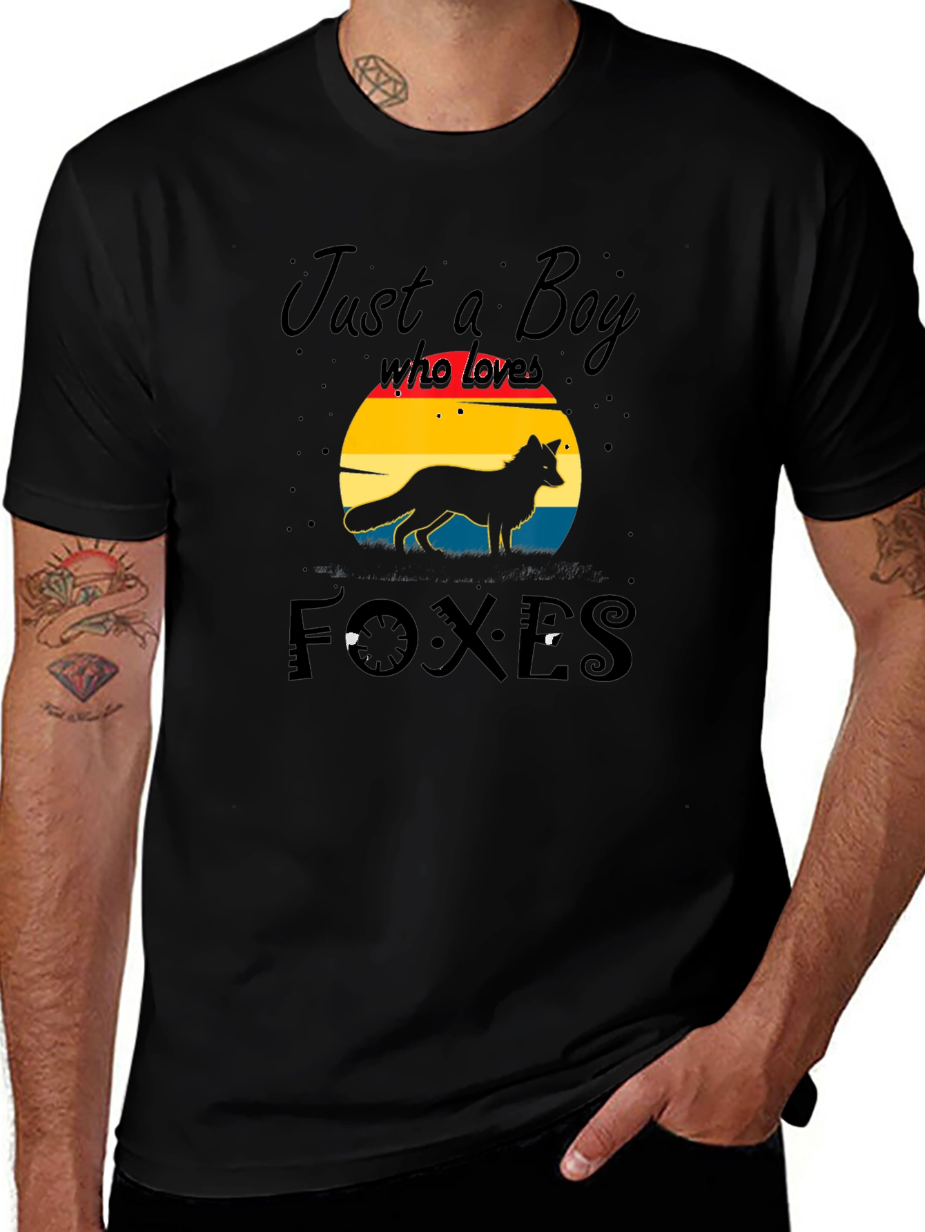 Just a Boy Who Loves Foxes T-Shirt