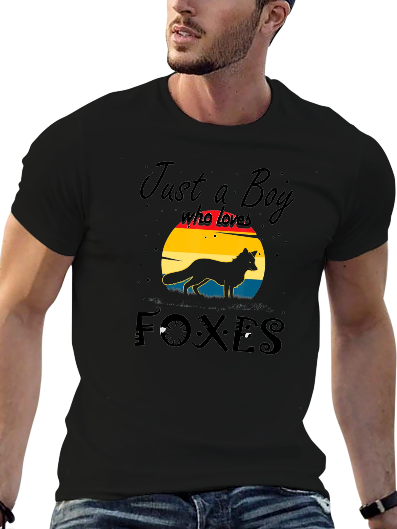 Just a Boy Who Loves Foxes T-Shirt