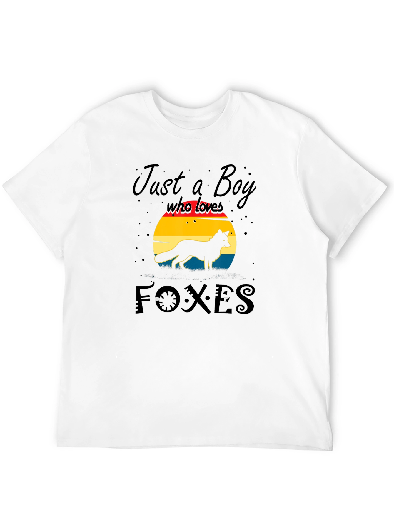 Just a Boy Who Loves Foxes T-Shirt