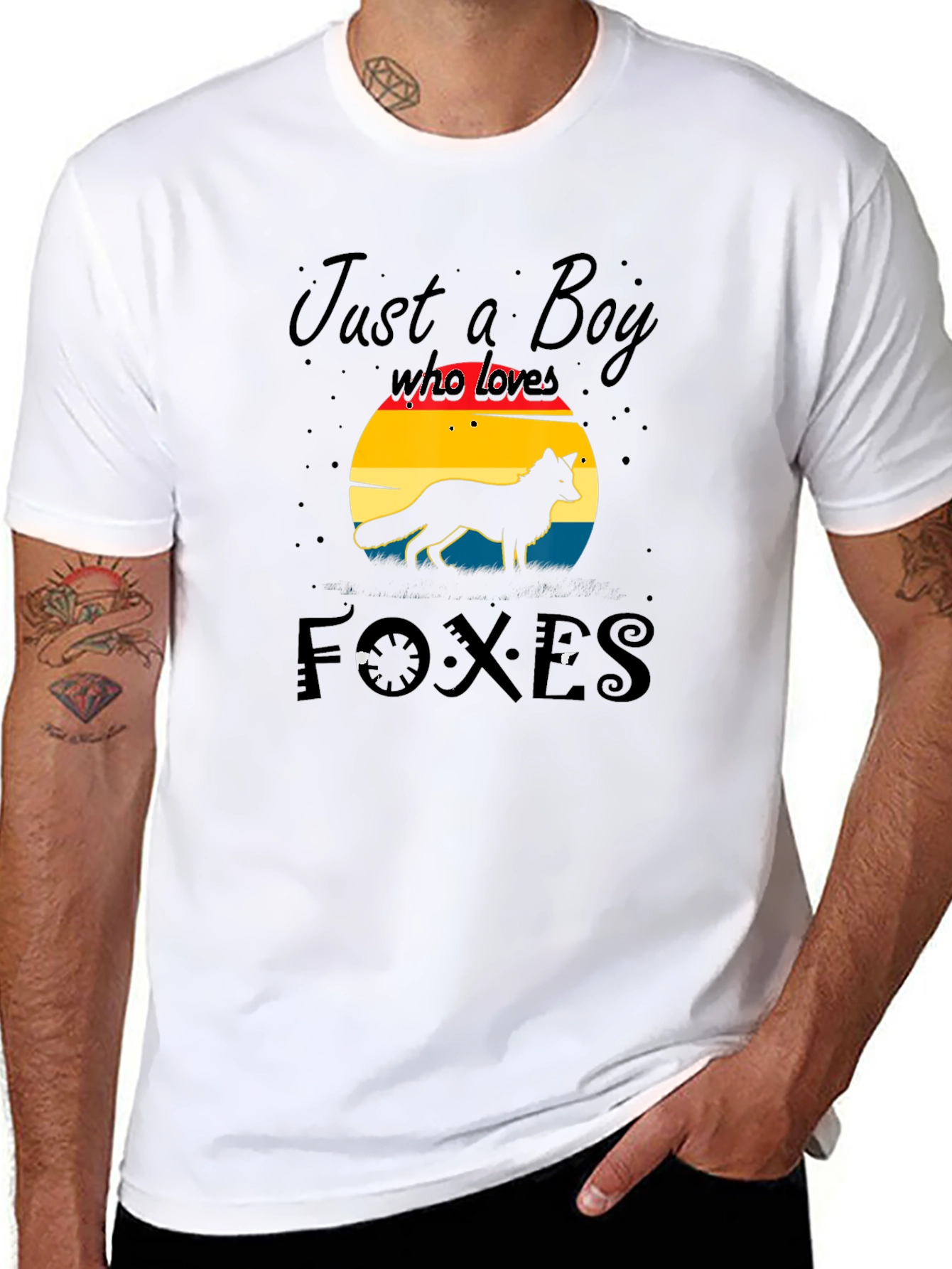 Just a Boy Who Loves Foxes T-Shirt