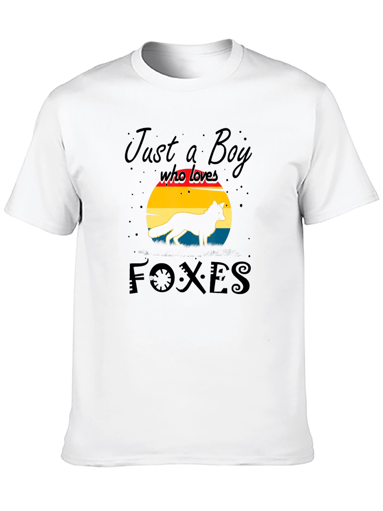 Just a Boy Who Loves Foxes T-Shirt