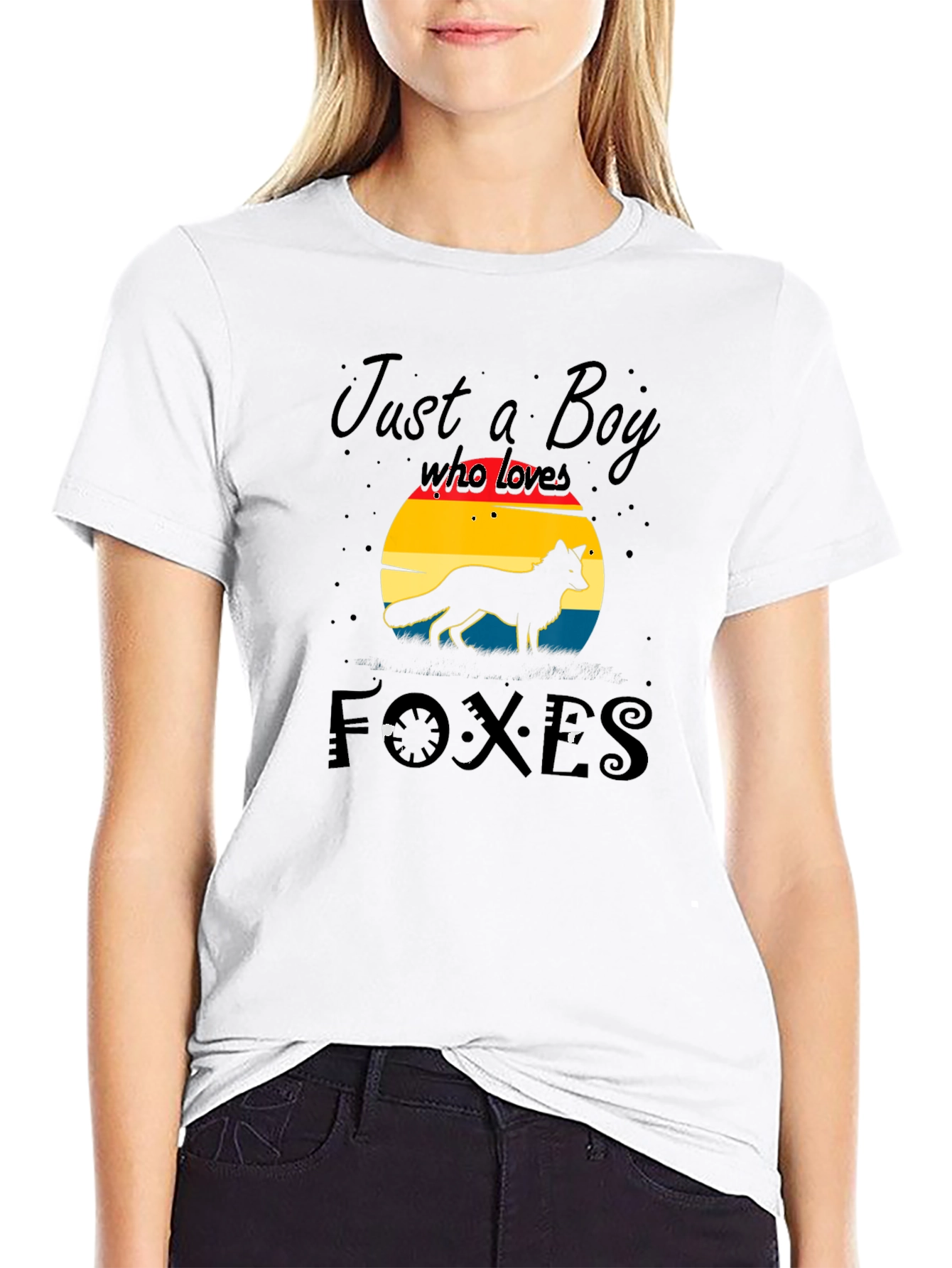 Just a Boy Who Loves Foxes T-Shirt