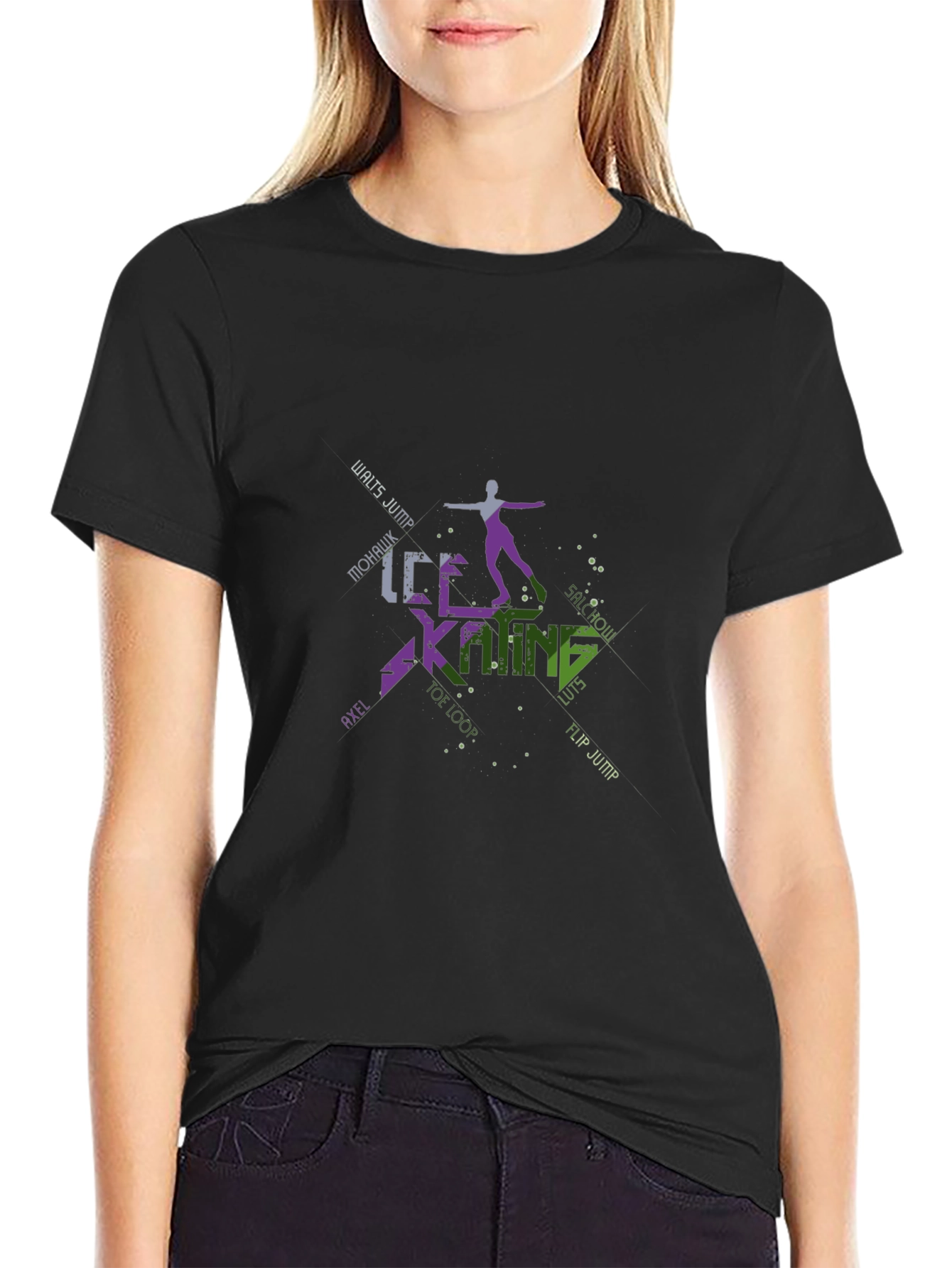 Ice Skating T-Shirt: Artistic Skater Graphic Tee