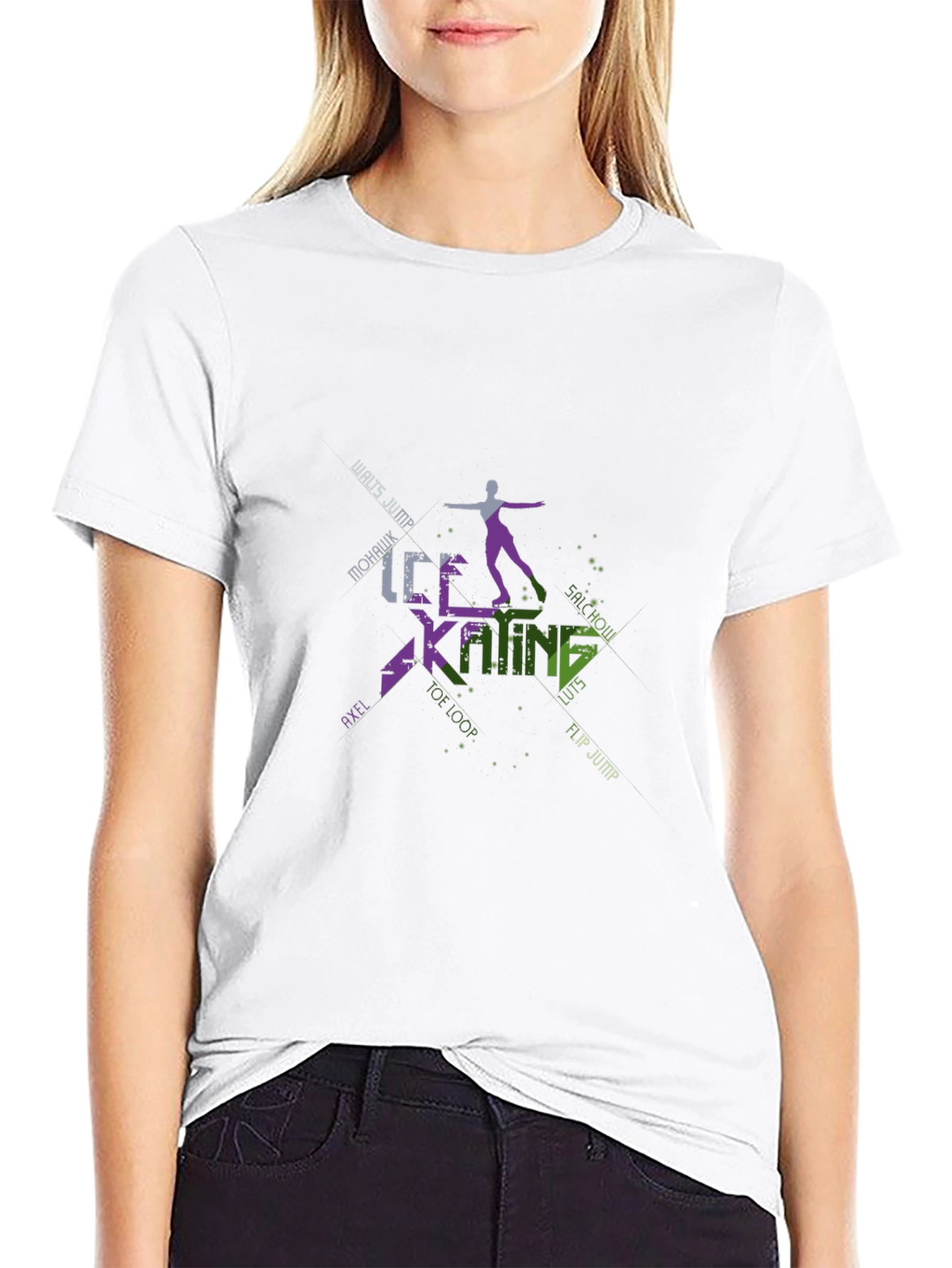 Ice Skating T-Shirt: Artistic Skater Graphic Tee