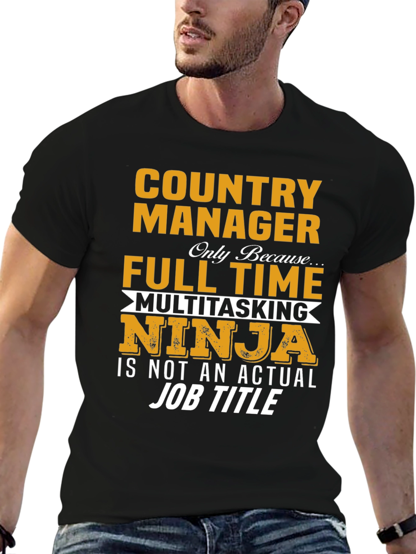 Country Manager Full-Time Ninja T-Shirt