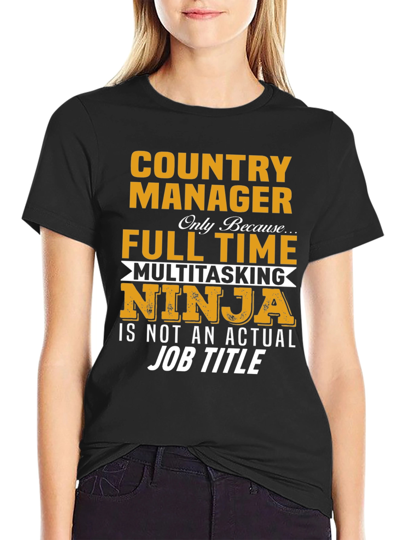 Country Manager Full-Time Ninja T-Shirt