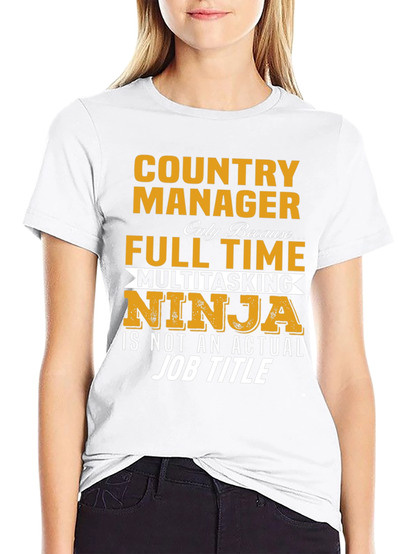 Country Manager Full-Time Ninja T-Shirt