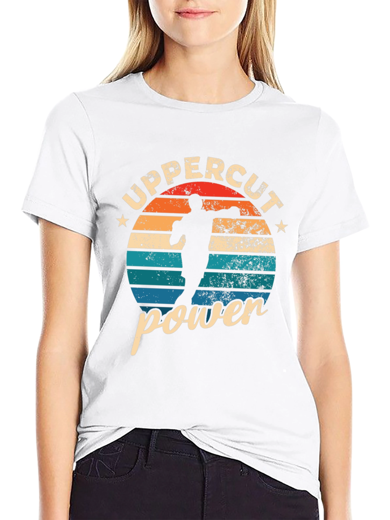 Retro Uppercut Power Graphic T-Shirt
