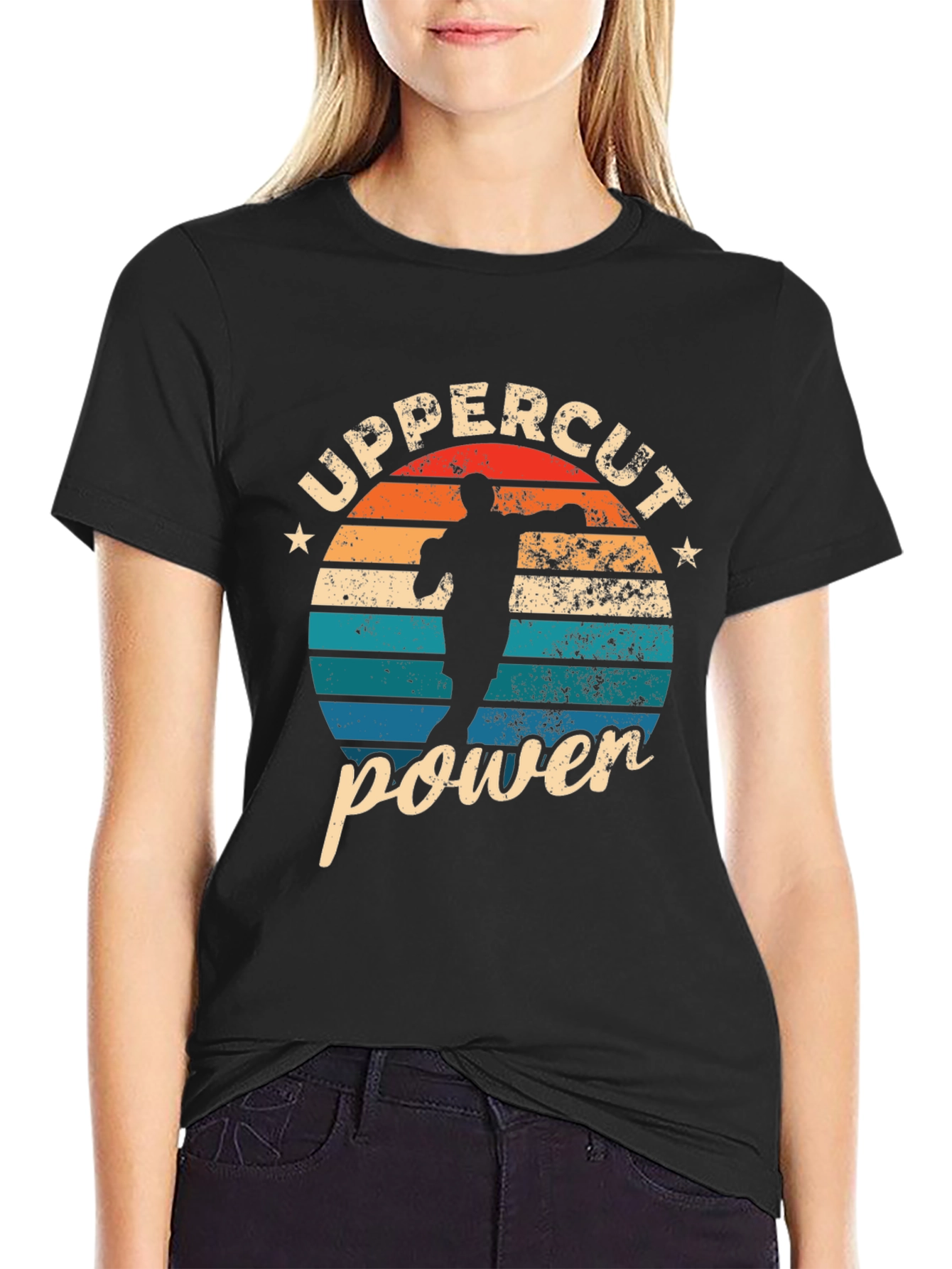 Retro Uppercut Power Graphic T-Shirt
