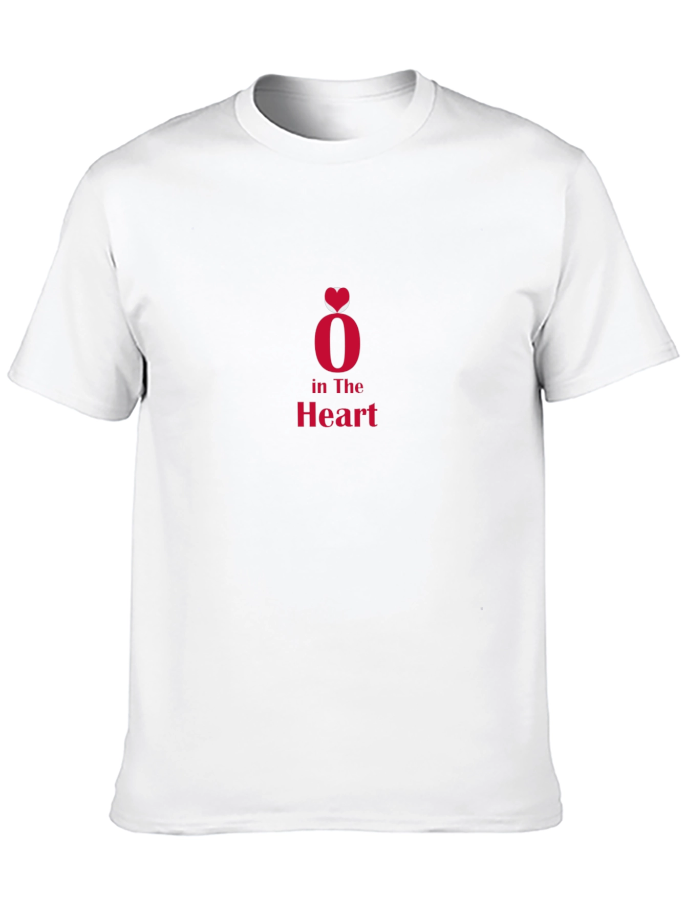 Heart in O Black T-Shirt
