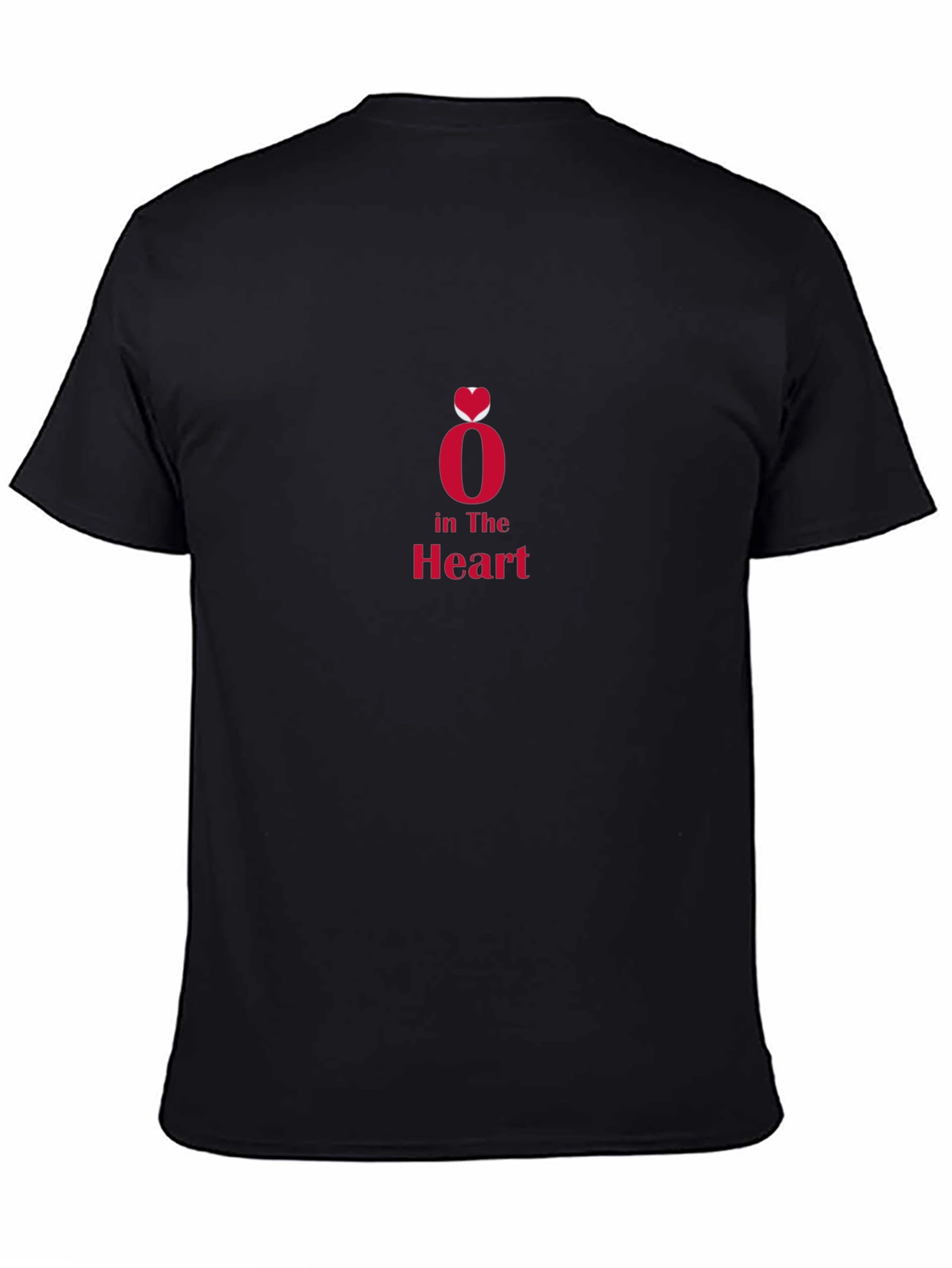 Heart in O Black T-Shirt