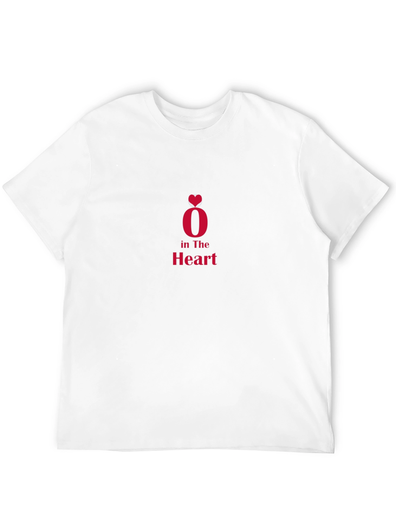 Heart in O Black T-Shirt