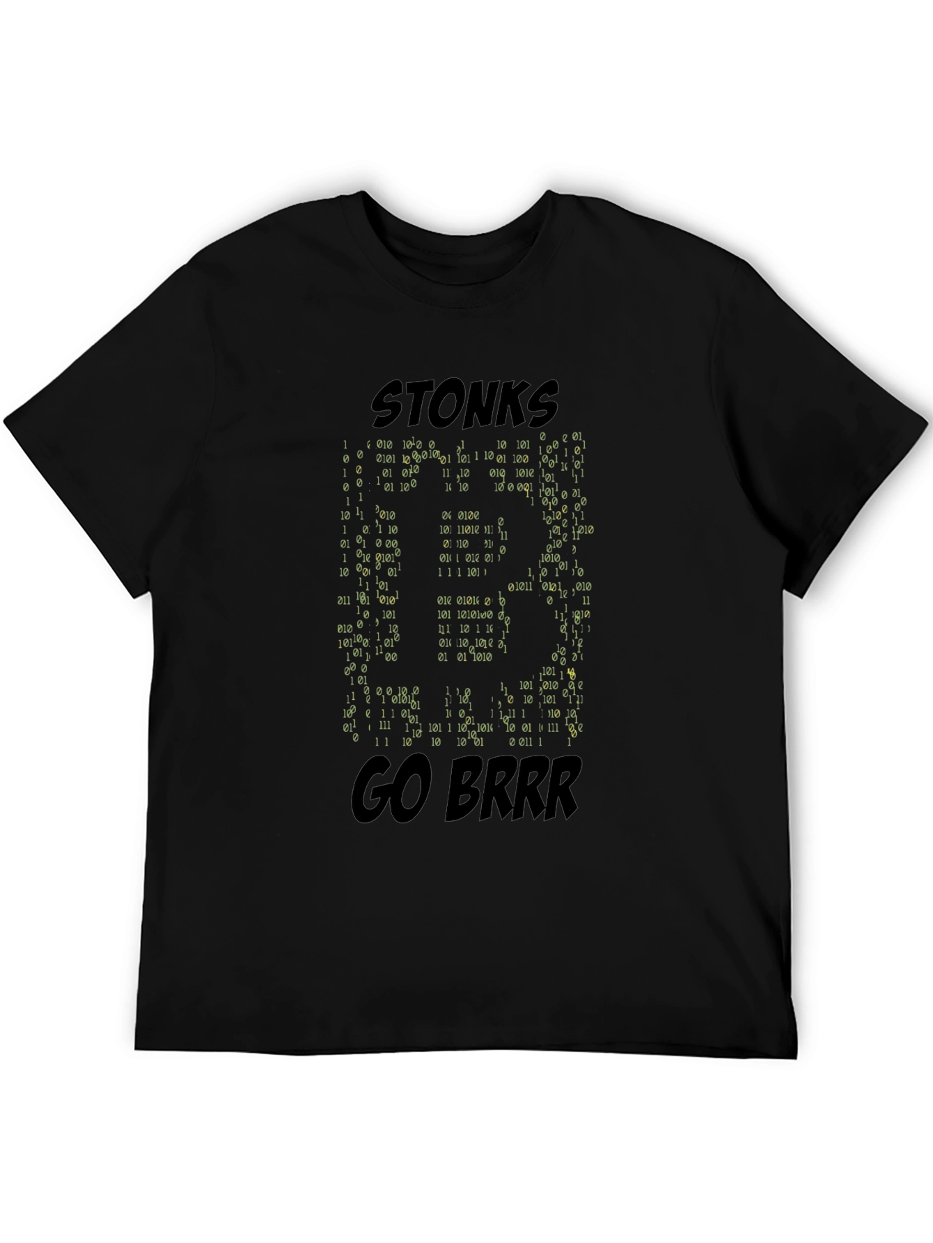 Stonks Go Brrr Bitcoin T-Shirt