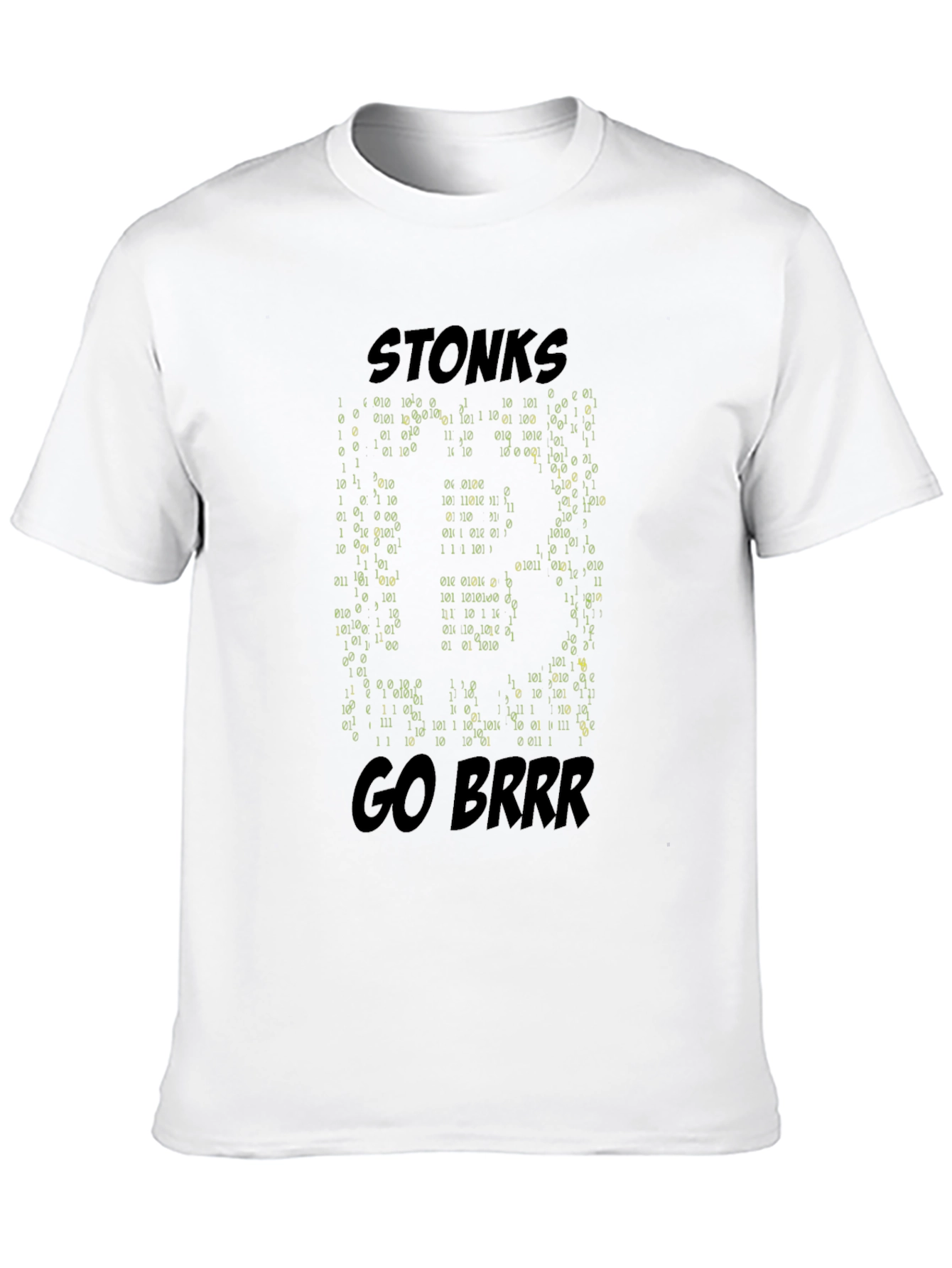 Stonks Go Brrr Bitcoin T-Shirt