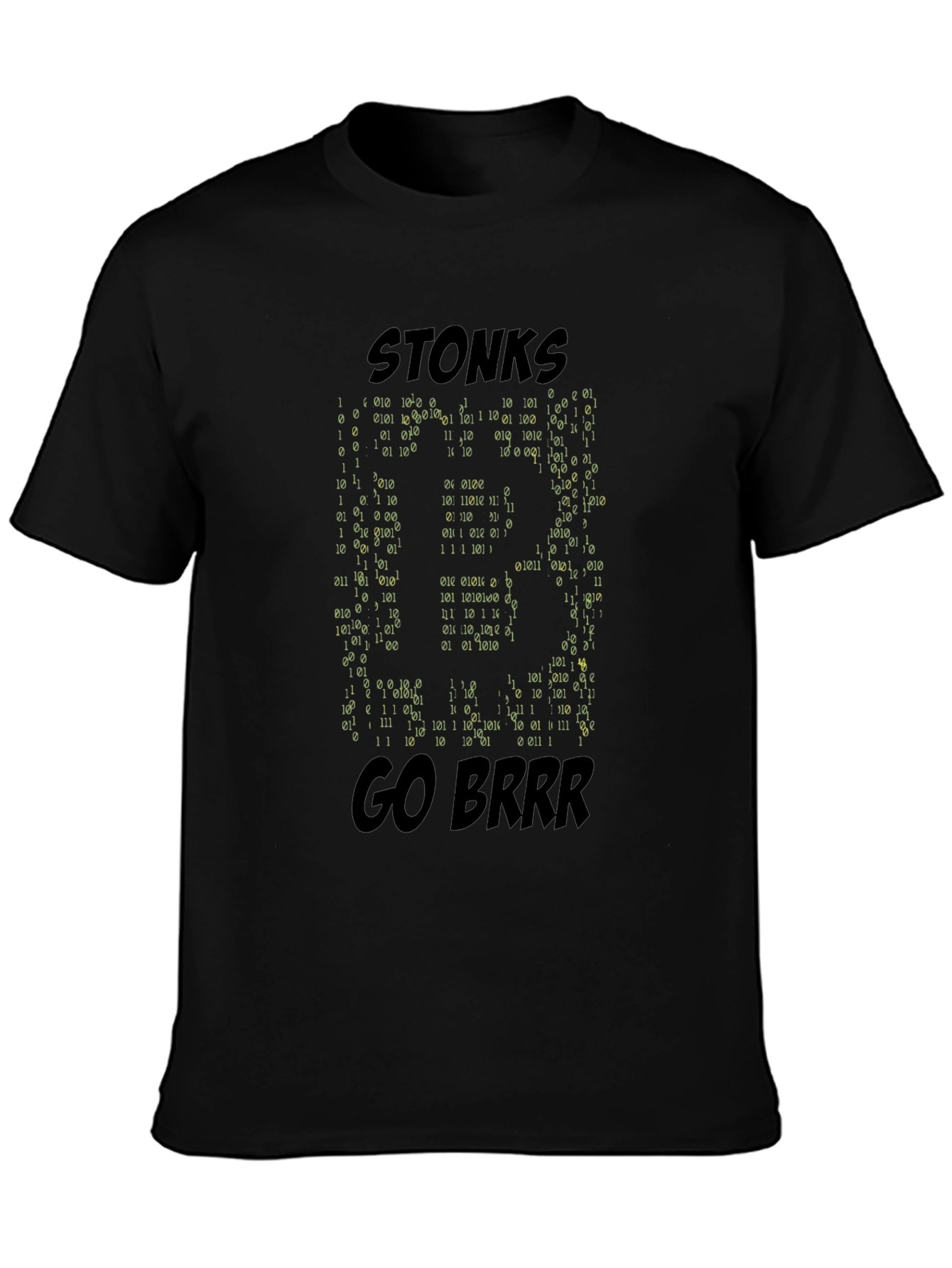 Stonks Go Brrr Bitcoin T-Shirt