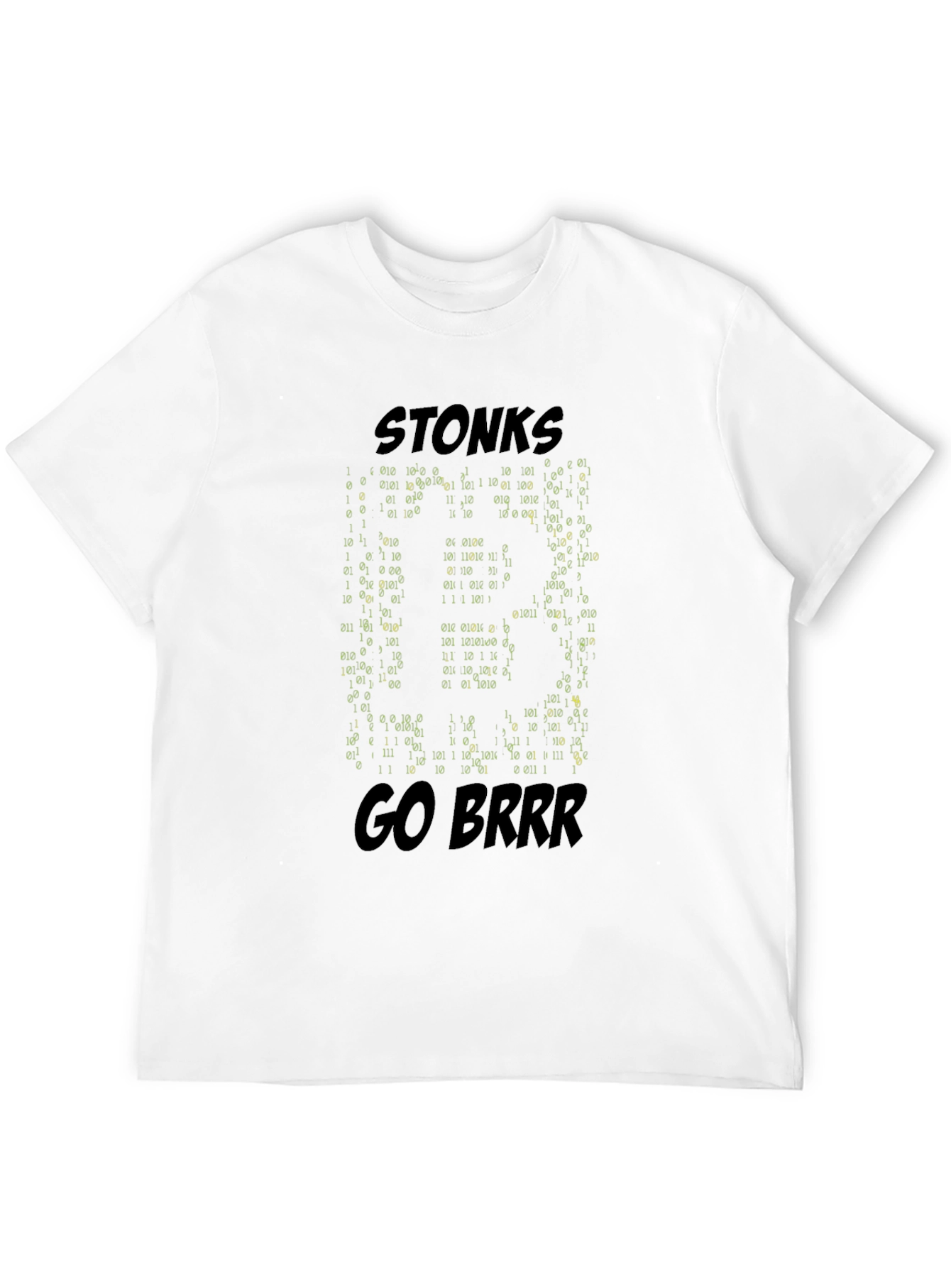 Stonks Go Brrr Bitcoin T-Shirt