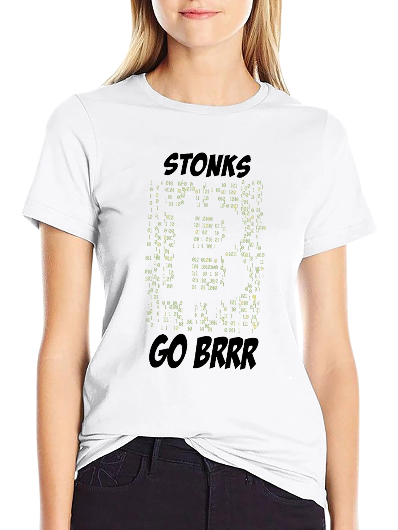 Stonks Go Brrr Bitcoin T-Shirt