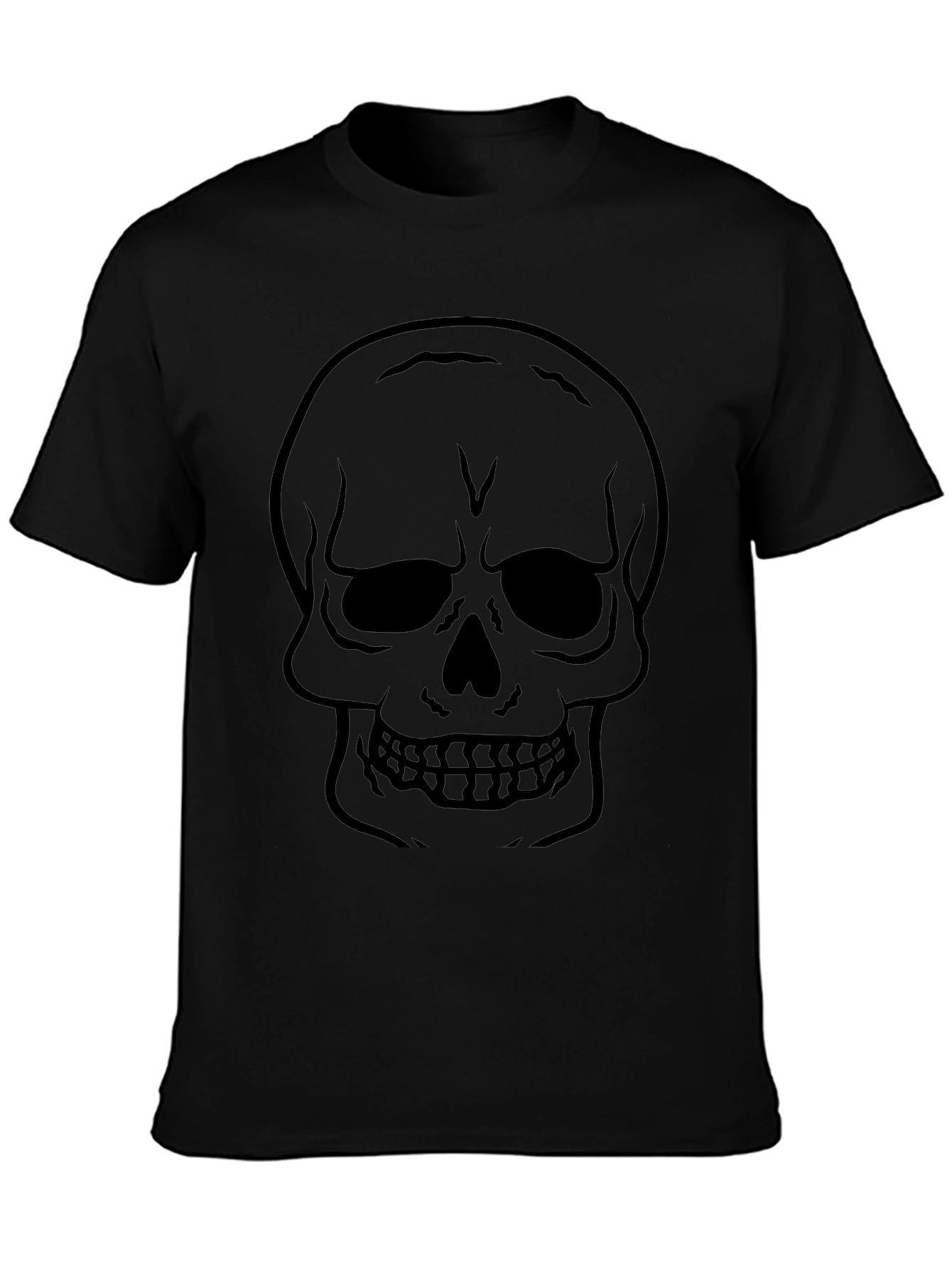Skull Graphic Black T-Shirt - Unisex