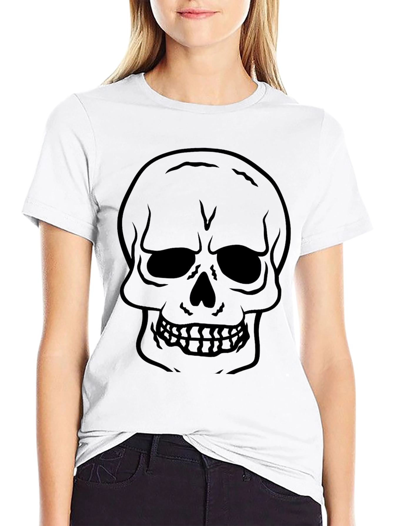 Skull Graphic Black T-Shirt - Unisex