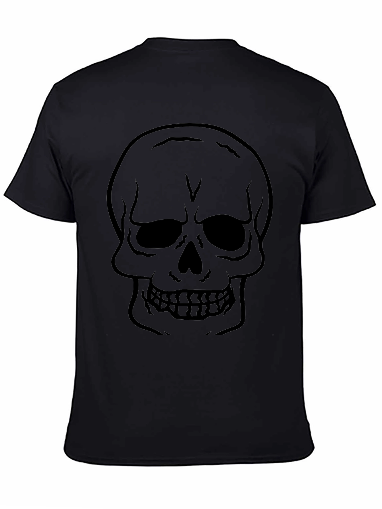 Skull Graphic Black T-Shirt - Unisex