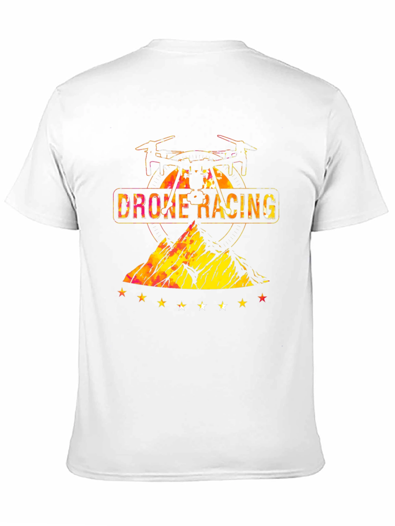 Drone Racing Graphic T-Shirt - Mens Black Tee