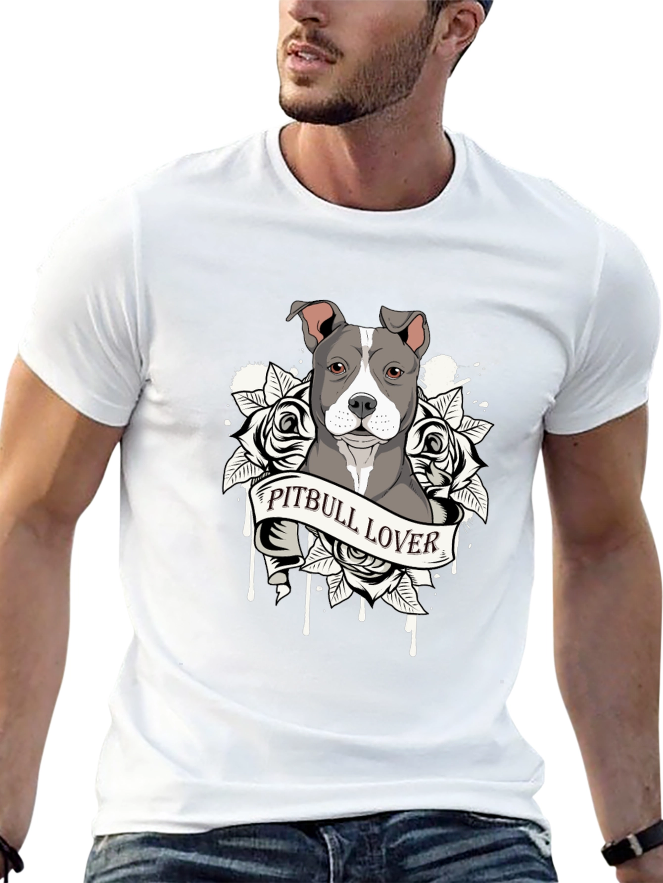 Pitbull Lover Graphic T-Shirt