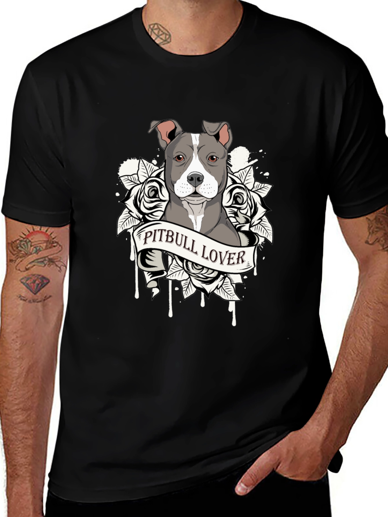 Pitbull Lover Graphic T-Shirt