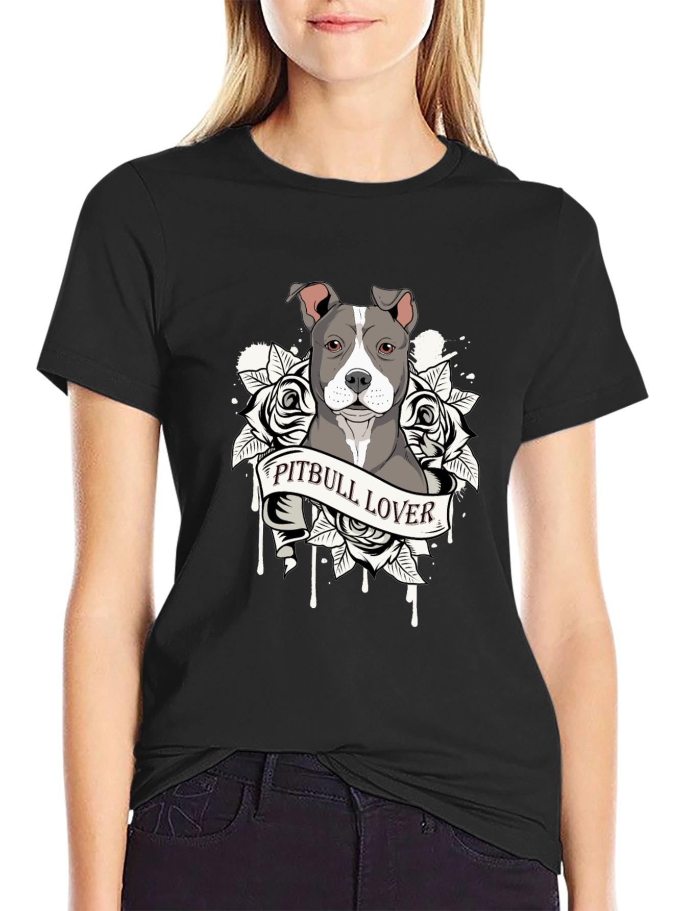 Pitbull Lover Graphic T-Shirt
