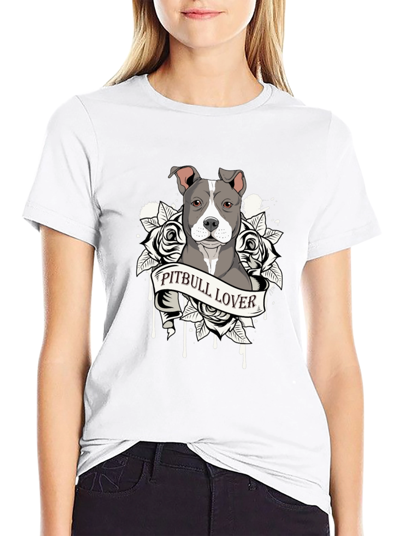 Pitbull Lover Graphic T-Shirt