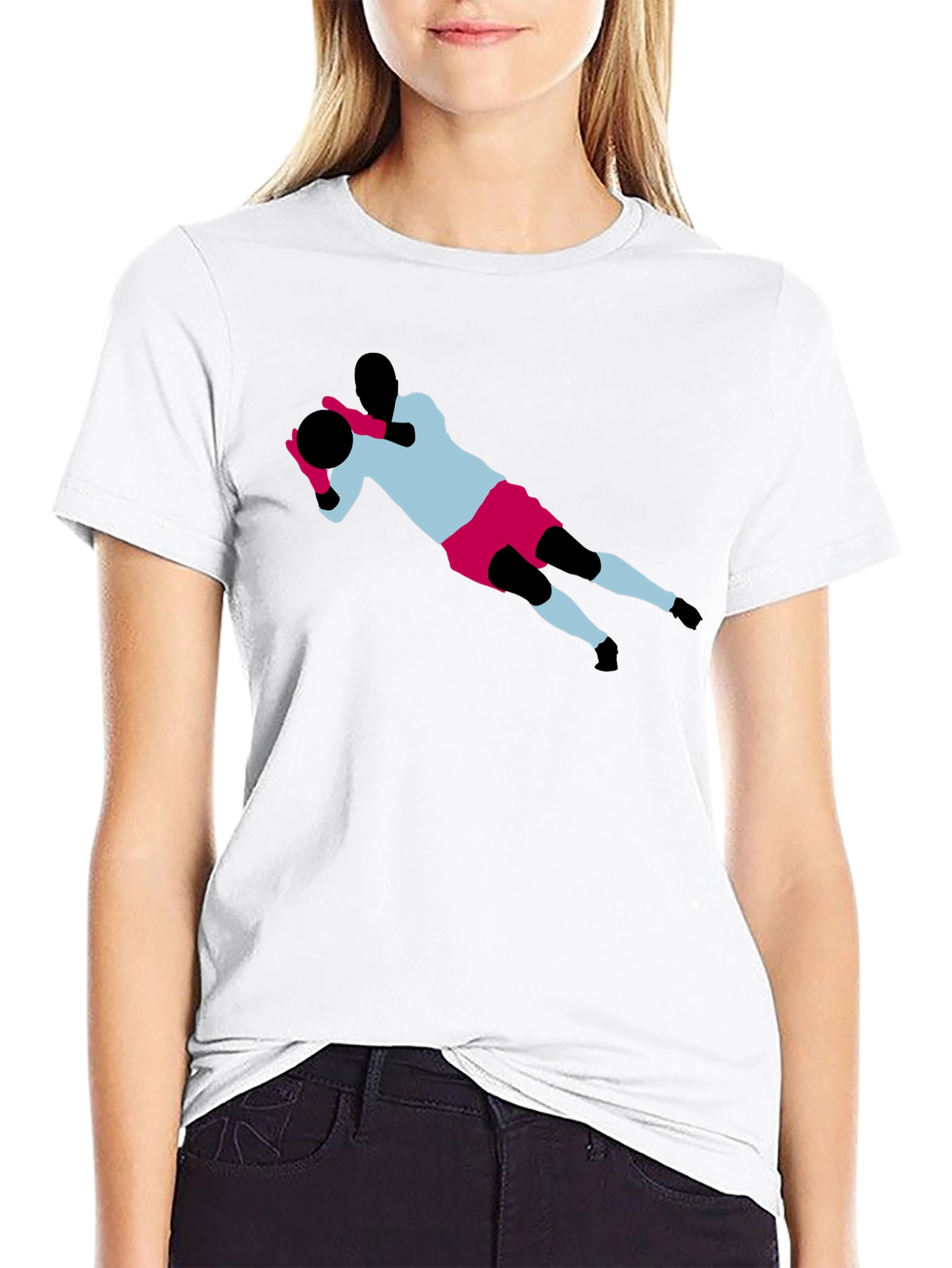 Goalie Graphic Tee - Stylish Soccer Inspired T-Shirt