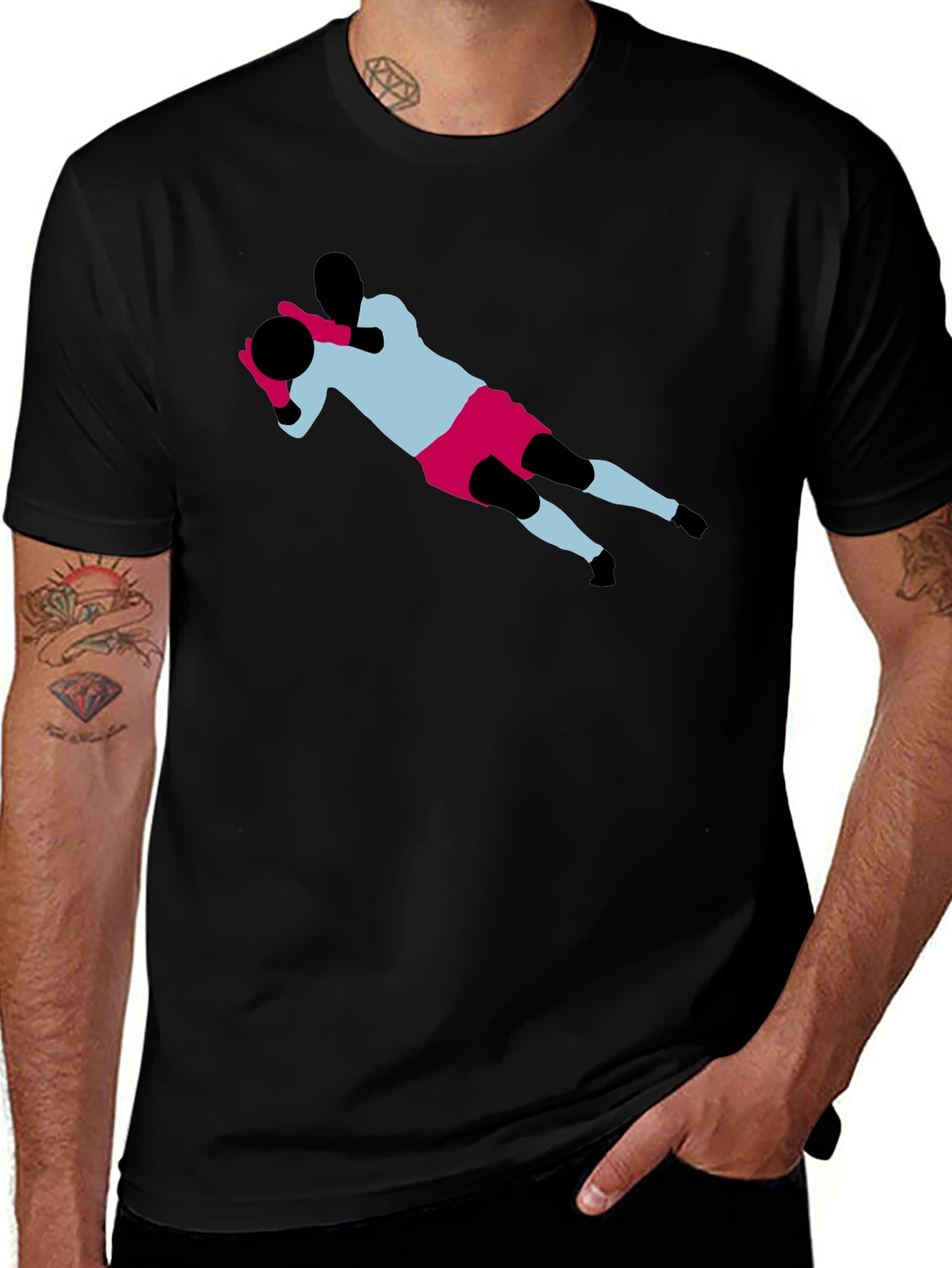 Goalie Graphic Tee - Stylish Soccer Inspired T-Shirt