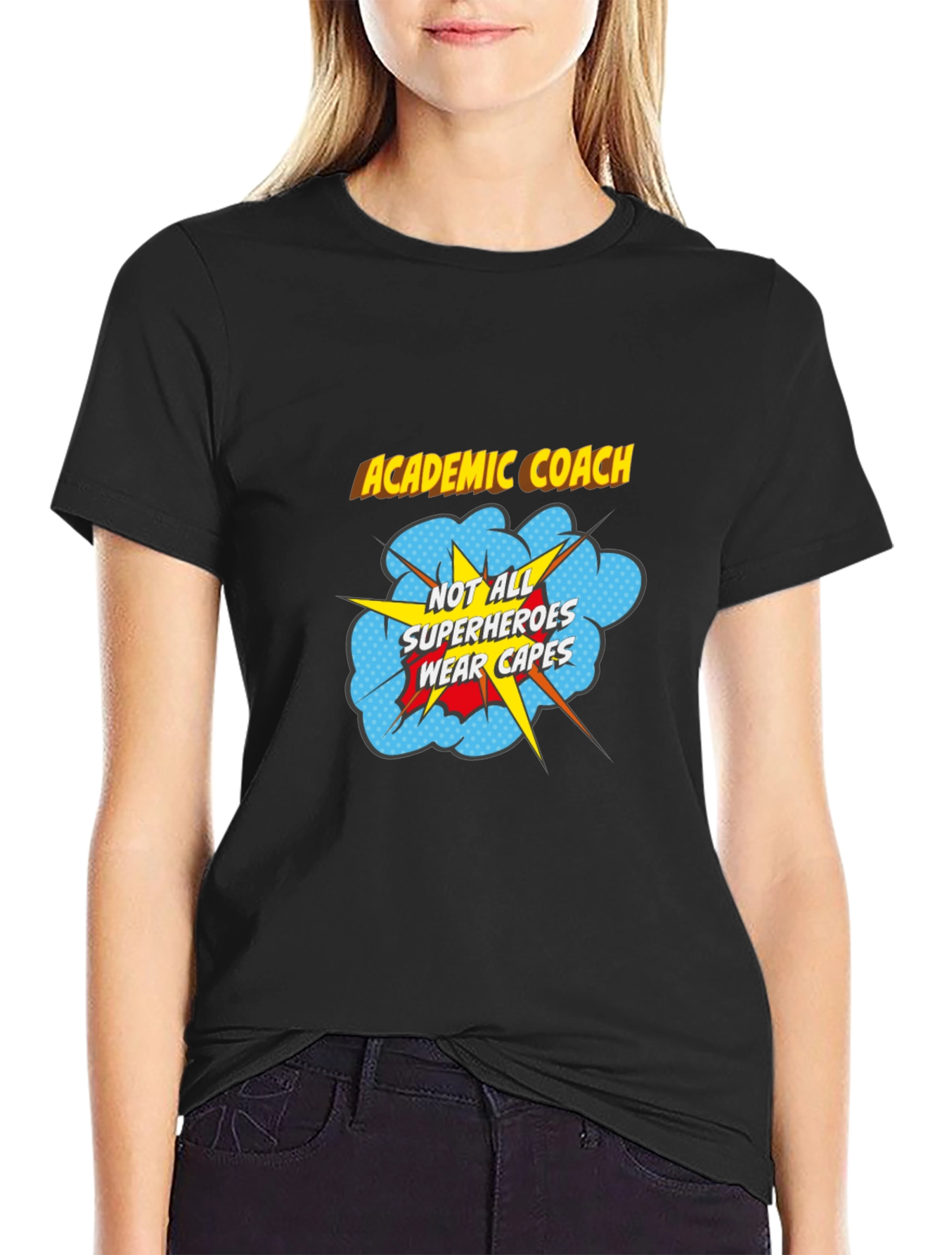 Academic Coach Superhero T-Shirt