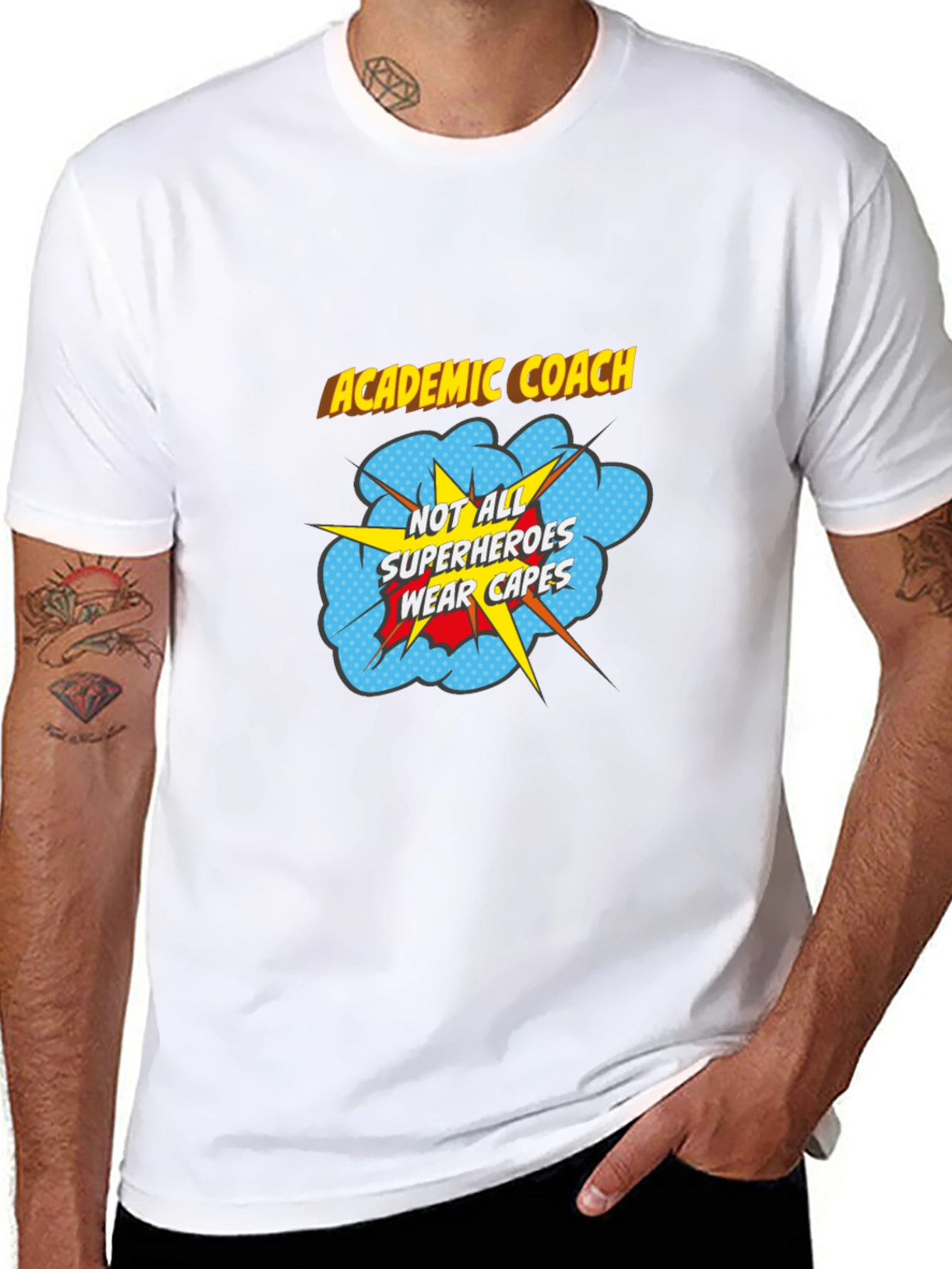 Academic Coach Superhero T-Shirt