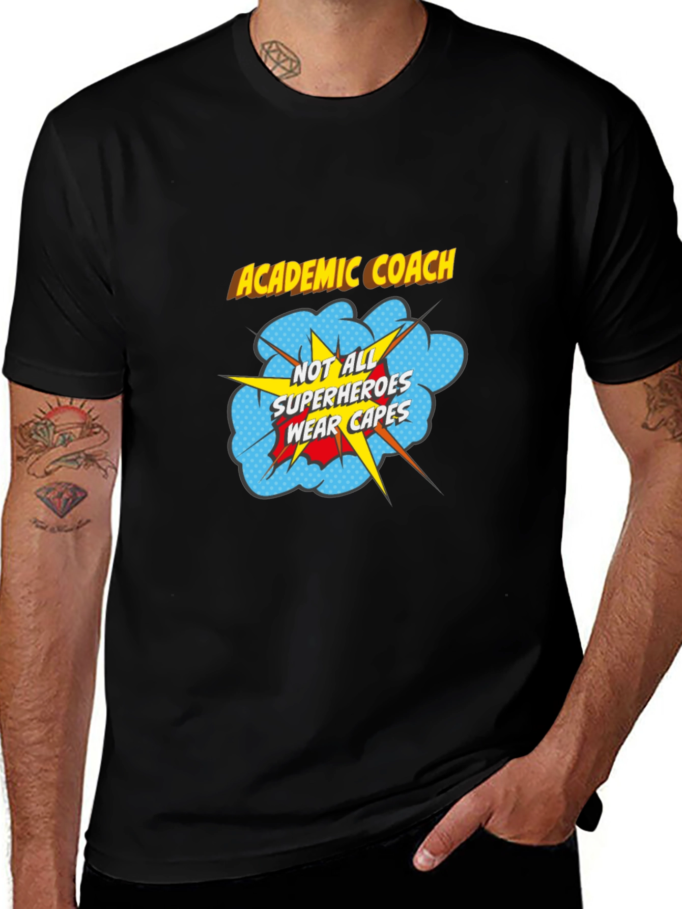 Academic Coach Superhero T-Shirt