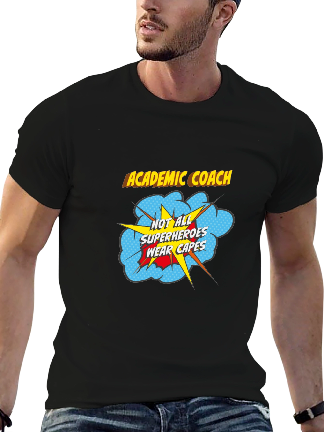 Academic Coach Superhero T-Shirt