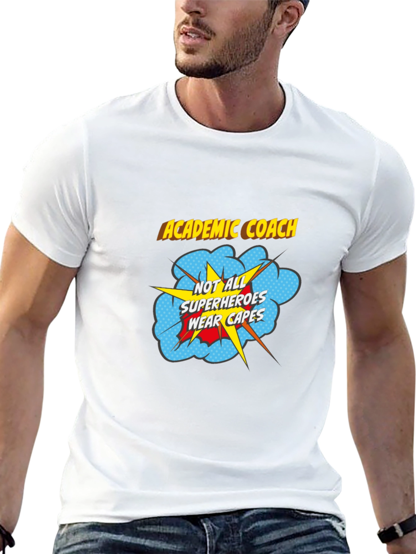 Academic Coach Superhero T-Shirt