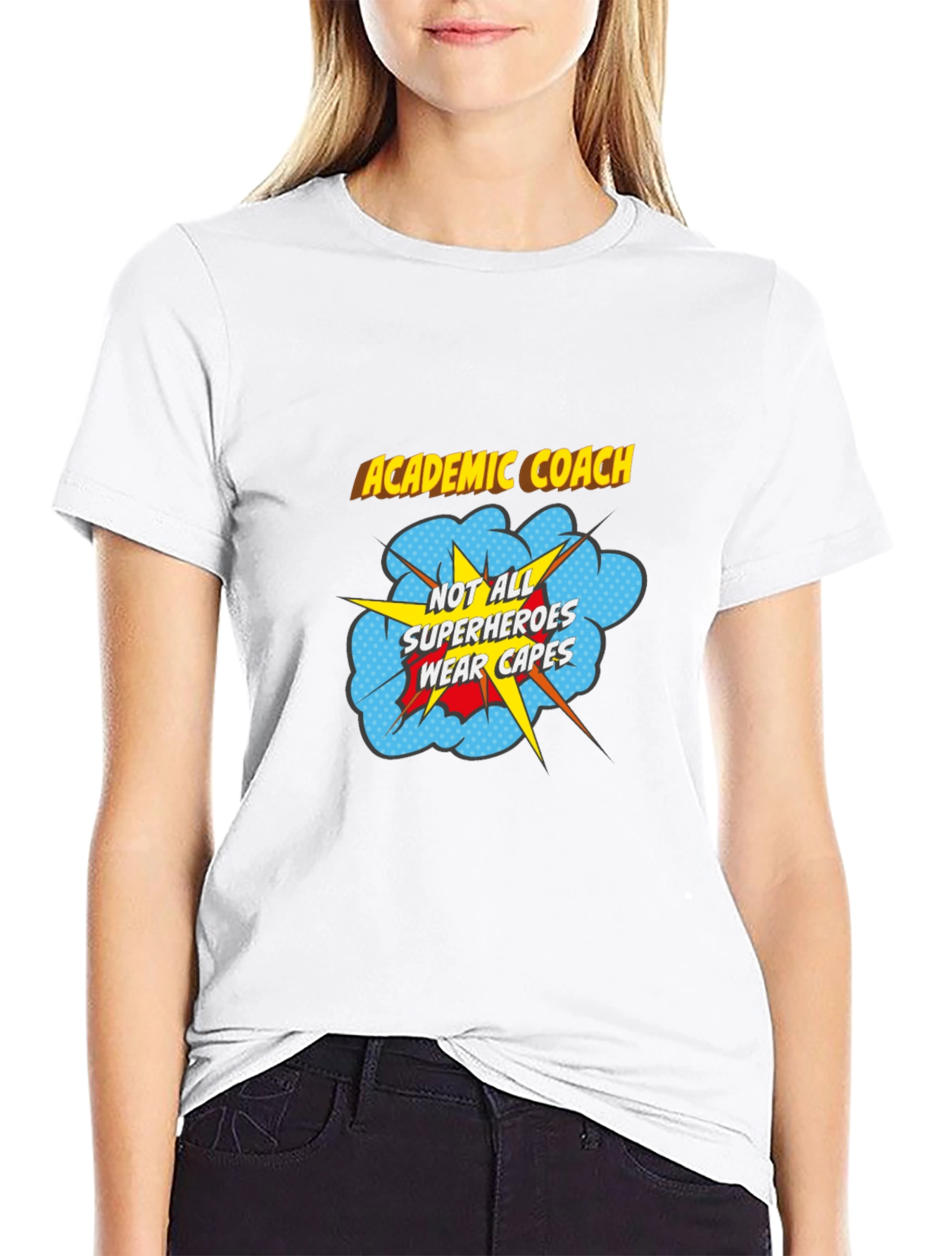 Academic Coach Superhero T-Shirt