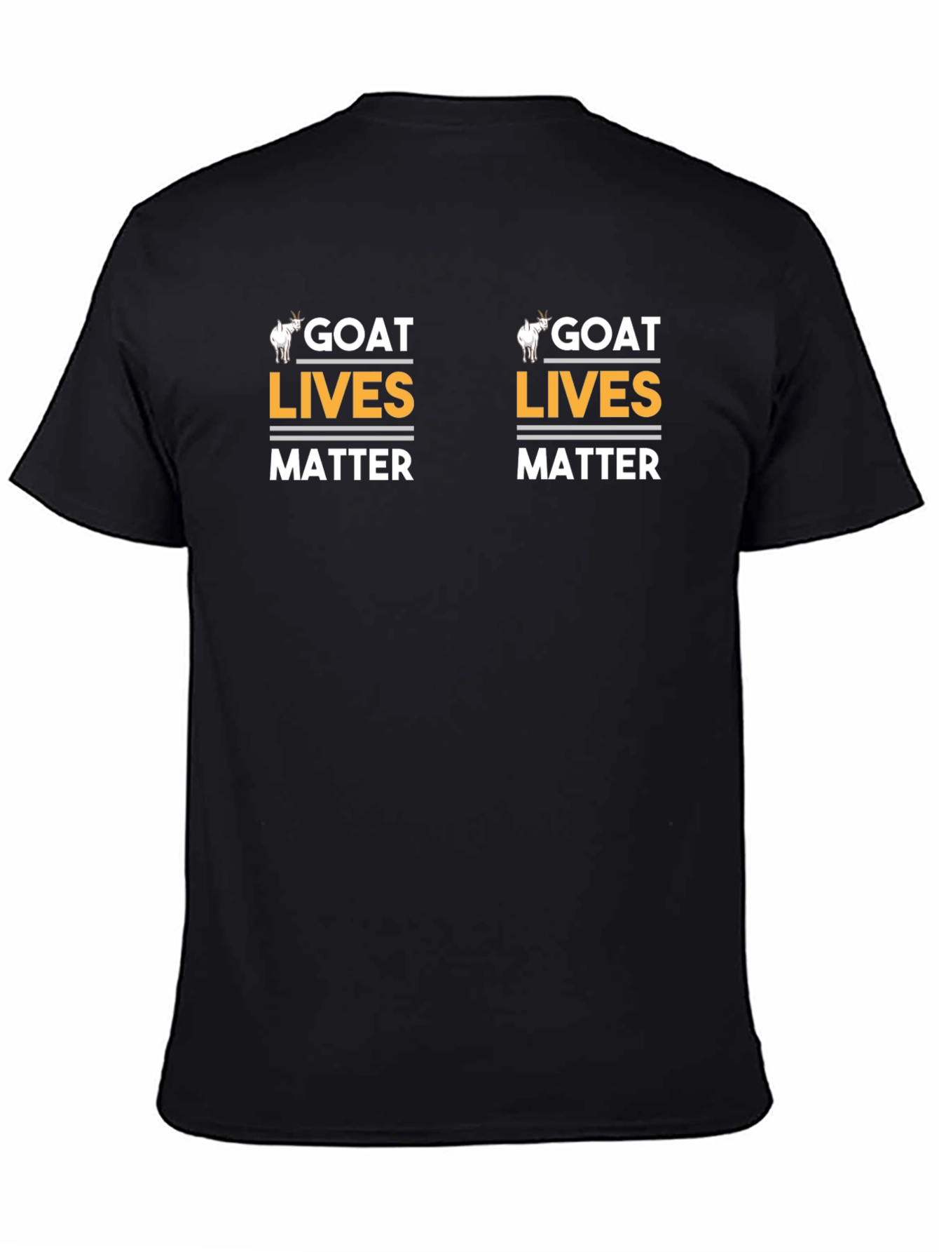 Goat Lives Matter Black T-Shirt